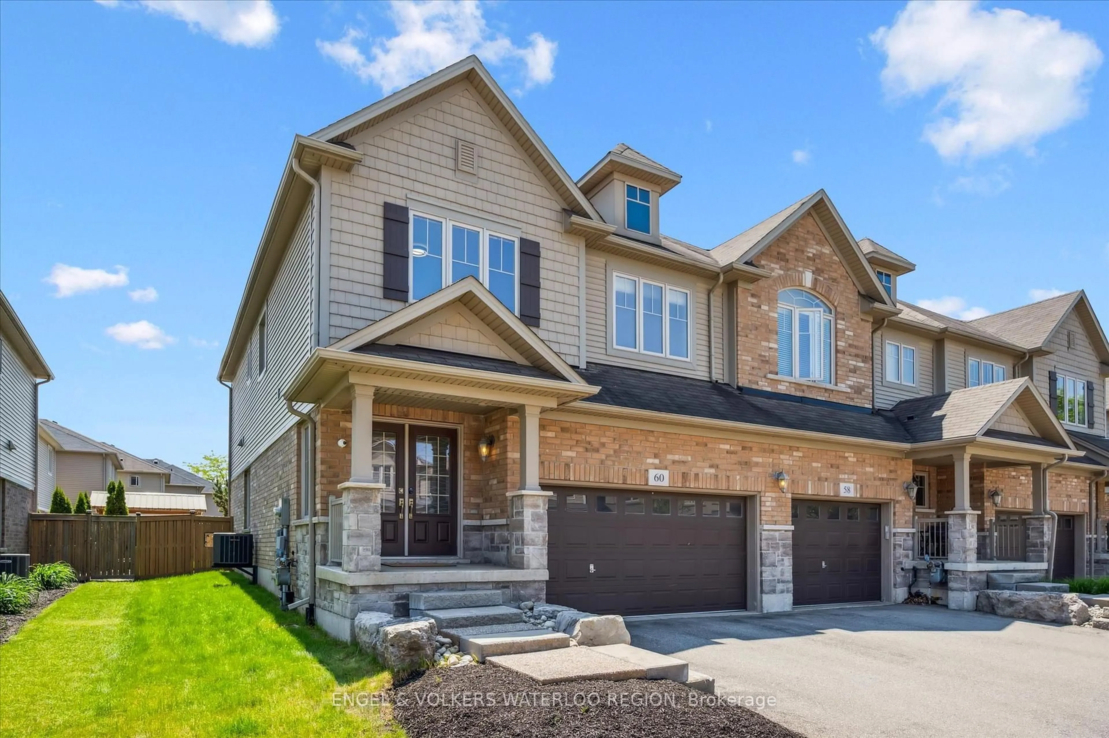 Home with brick exterior material, street for 60 Condor St, Kitchener Ontario N2K 0B2