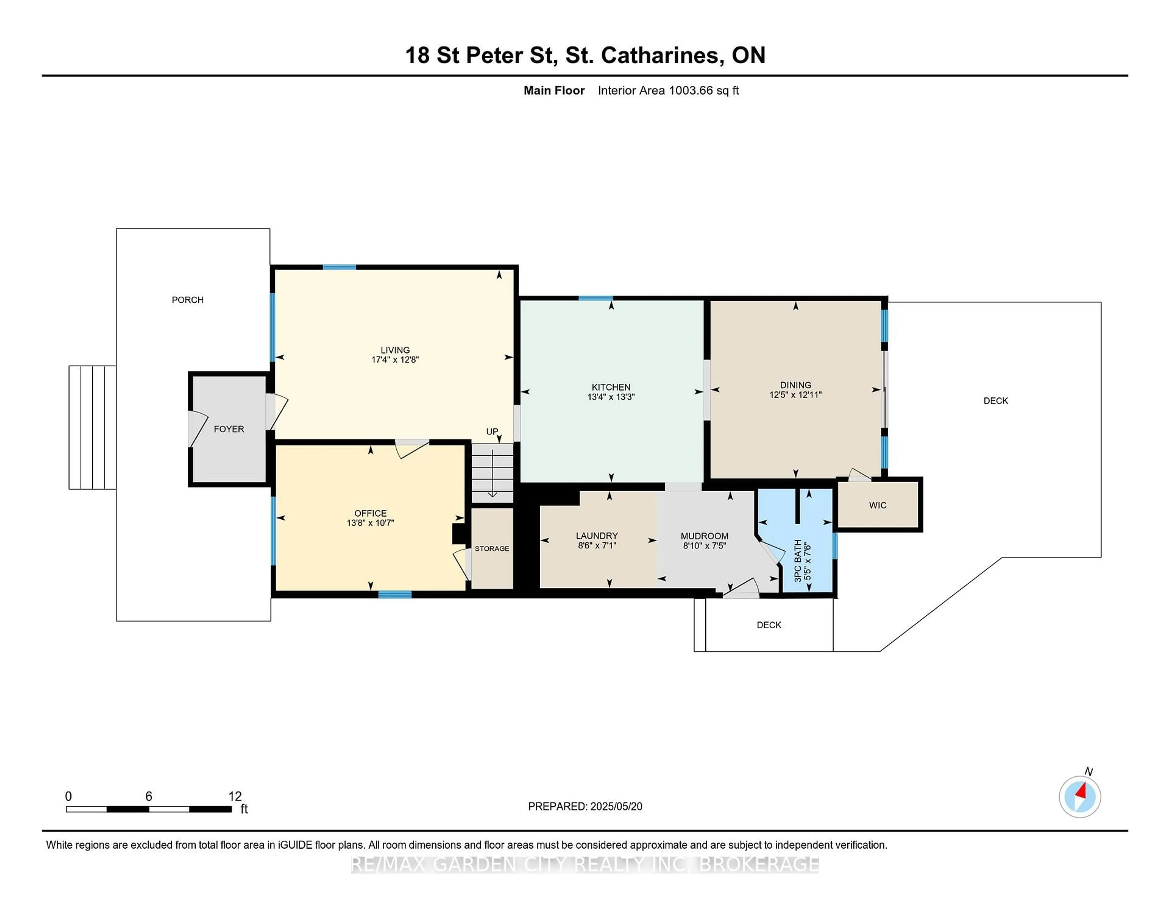 Floor plan for 18 ST. PETER St, St. Catharines Ontario L2T 1N8