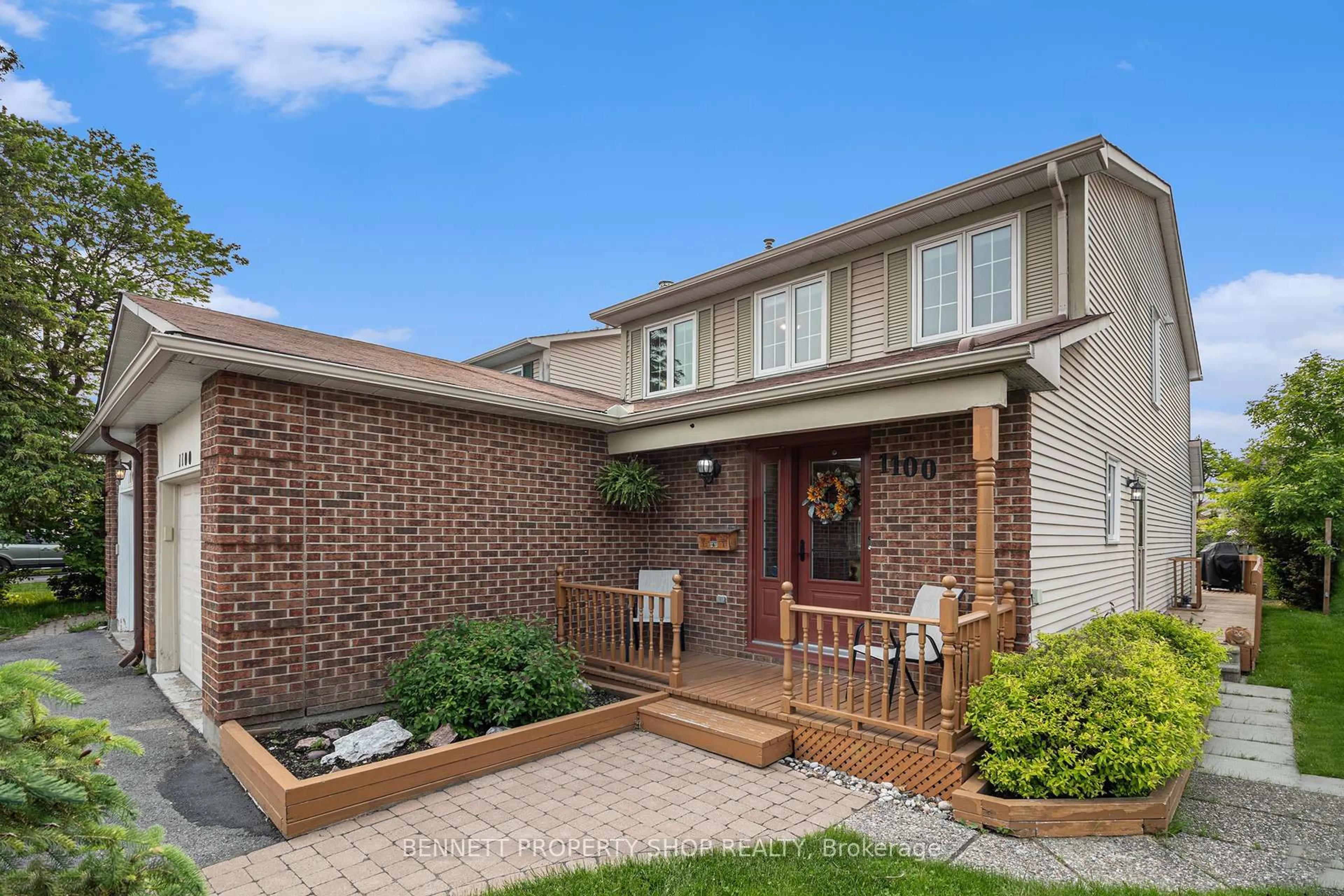Home with brick exterior material, street for 1100 Burgundy Lane, Ottawa Ontario K1C 2M8