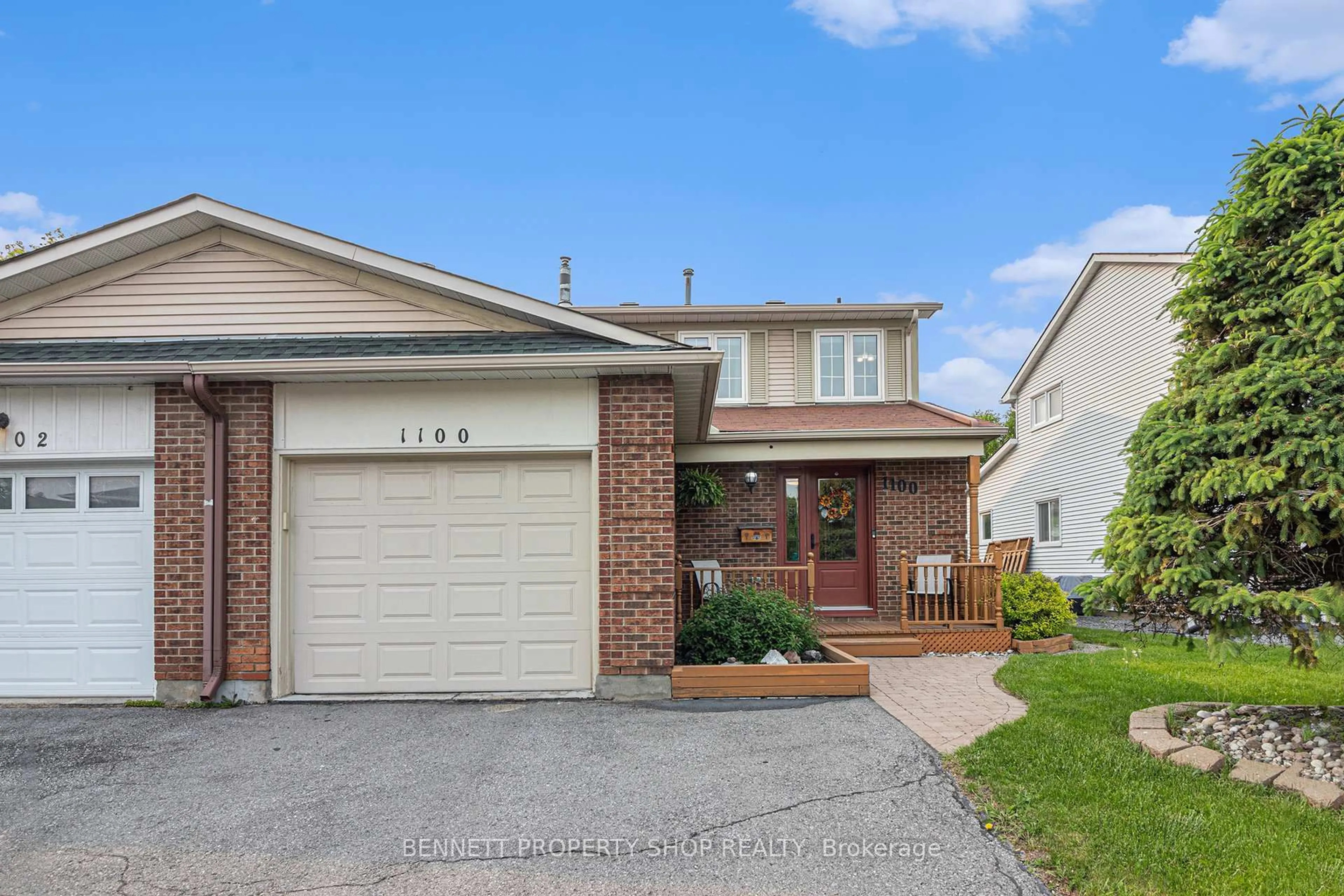 Home with brick exterior material, street for 1100 Burgundy Lane, Ottawa Ontario K1C 2M8