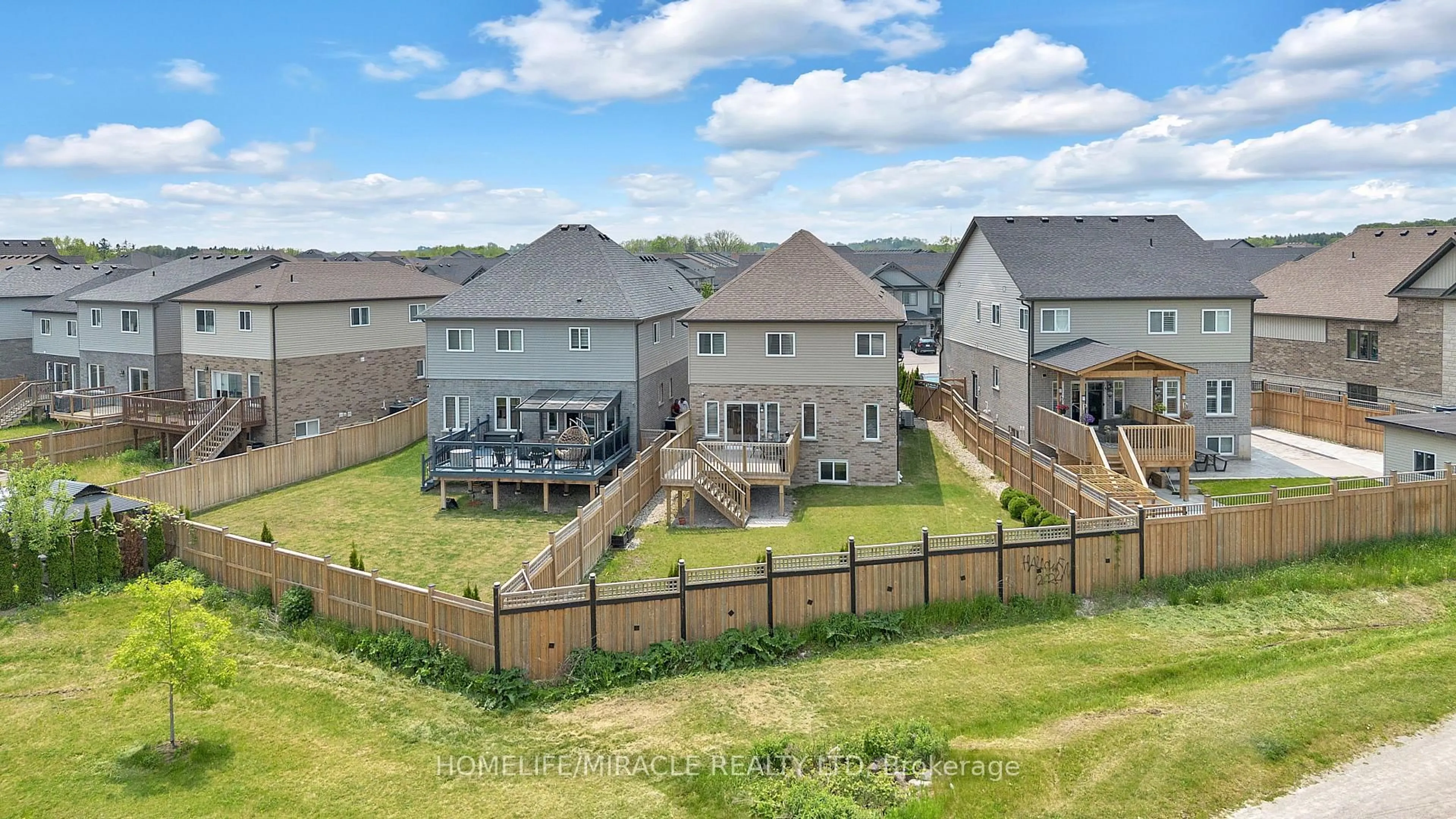 A pic from outside/outdoor area/front of a property/back of a property/a pic from drone, unknown for 59 Netherwood Rd, Kitchener Ontario N2P 0E4
