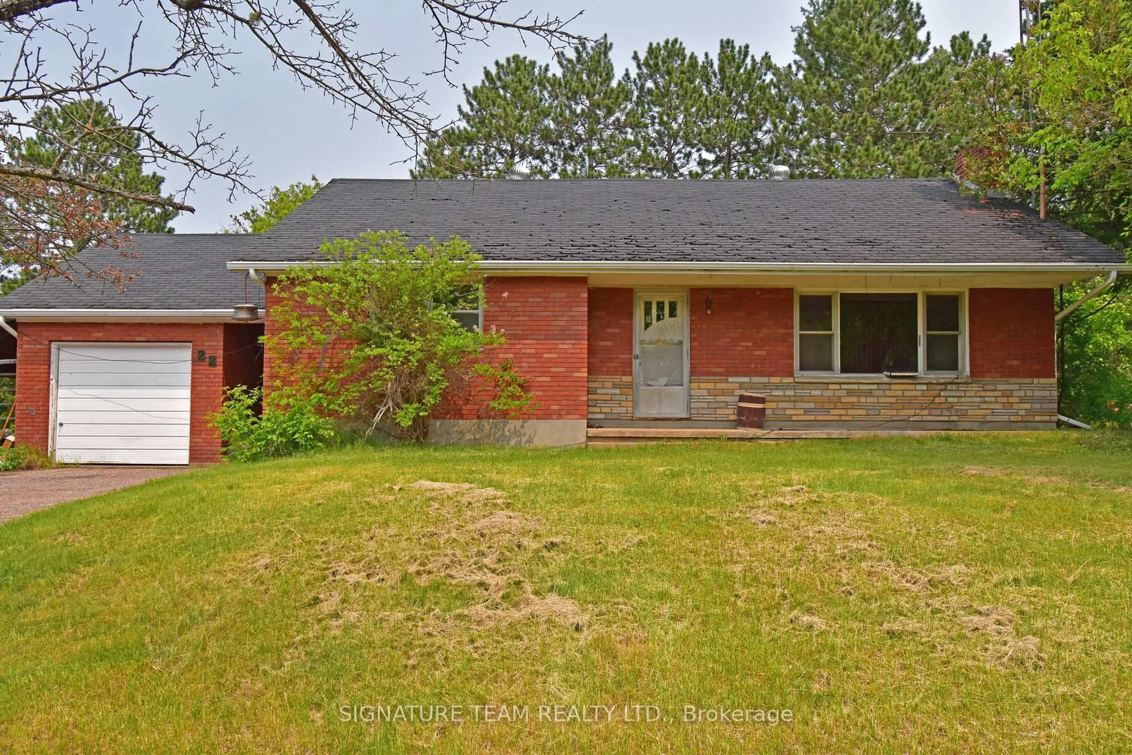 Home with brick exterior material, street for 22 Elm St, Killaloe Ontario K0J 2A0