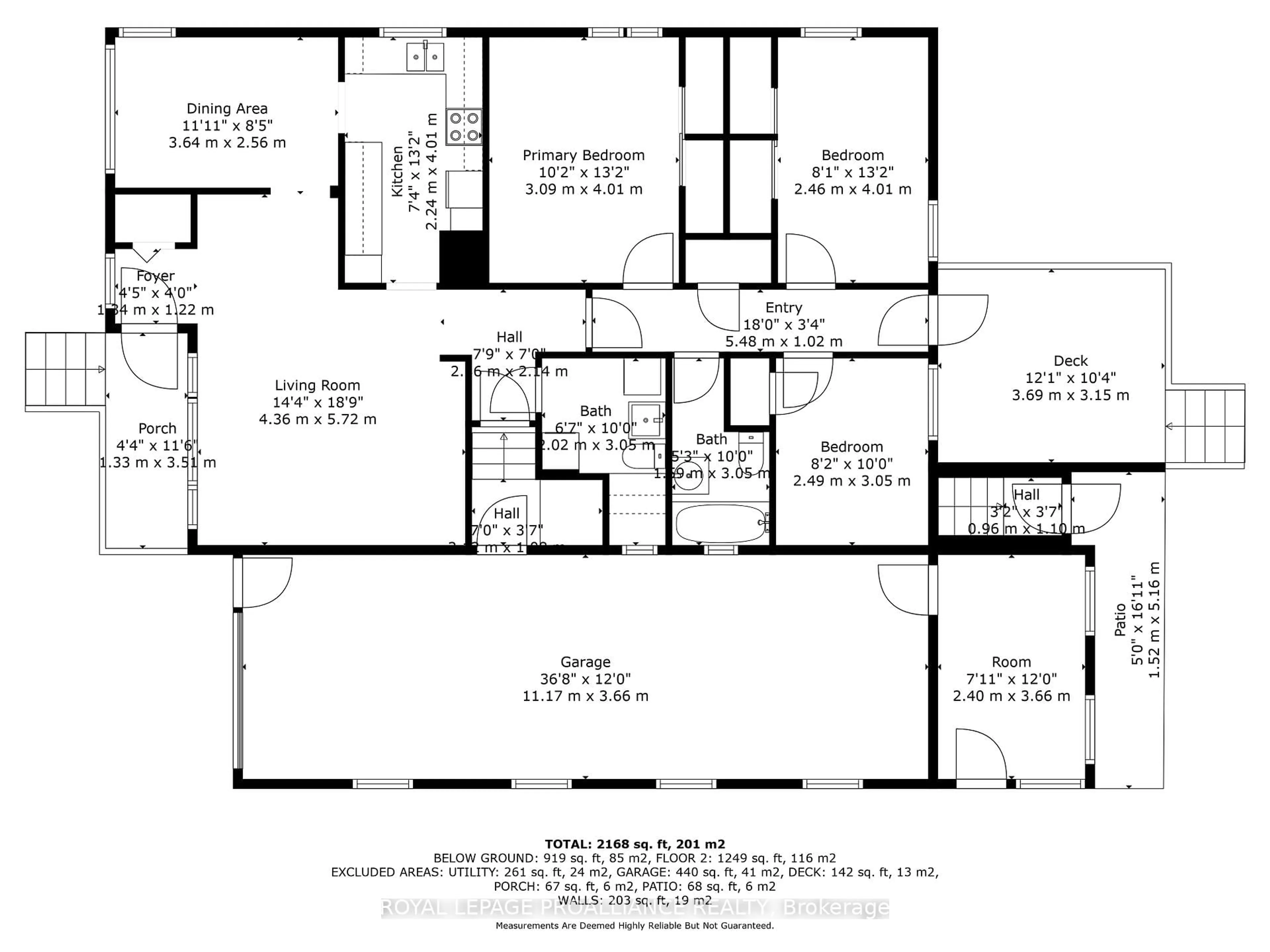 Floor plan for 40 University Ave, Cobourg Ontario K9A 2G5