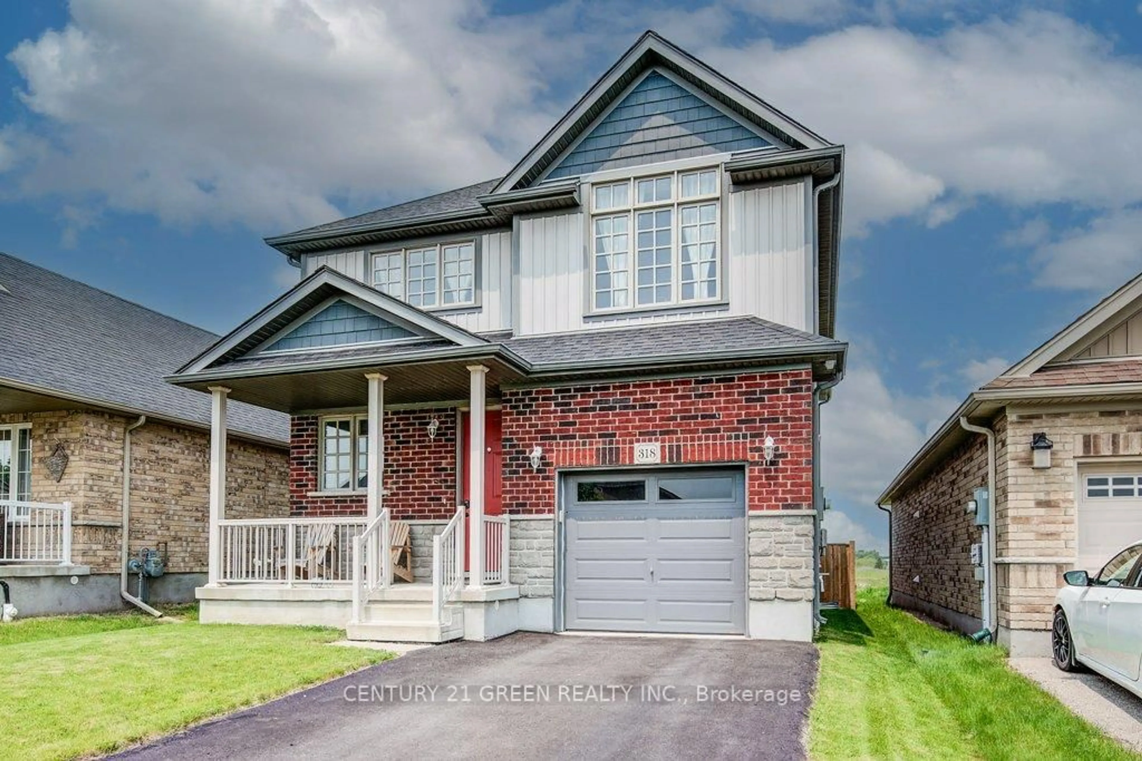 Home with brick exterior material, street for 318 William St, Woolwich Ontario N3B 0B5