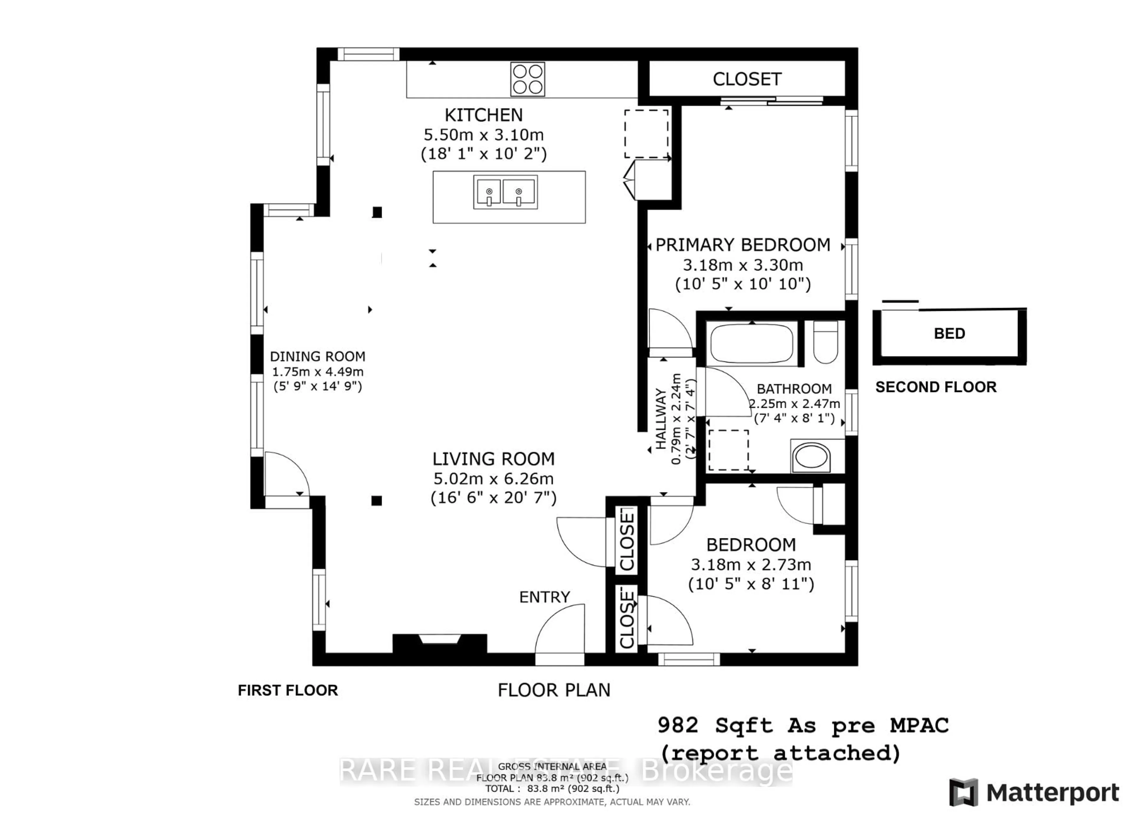Floor plan for 168 Charlore Park Dr, Kawartha Lakes Ontario K0L 2W0