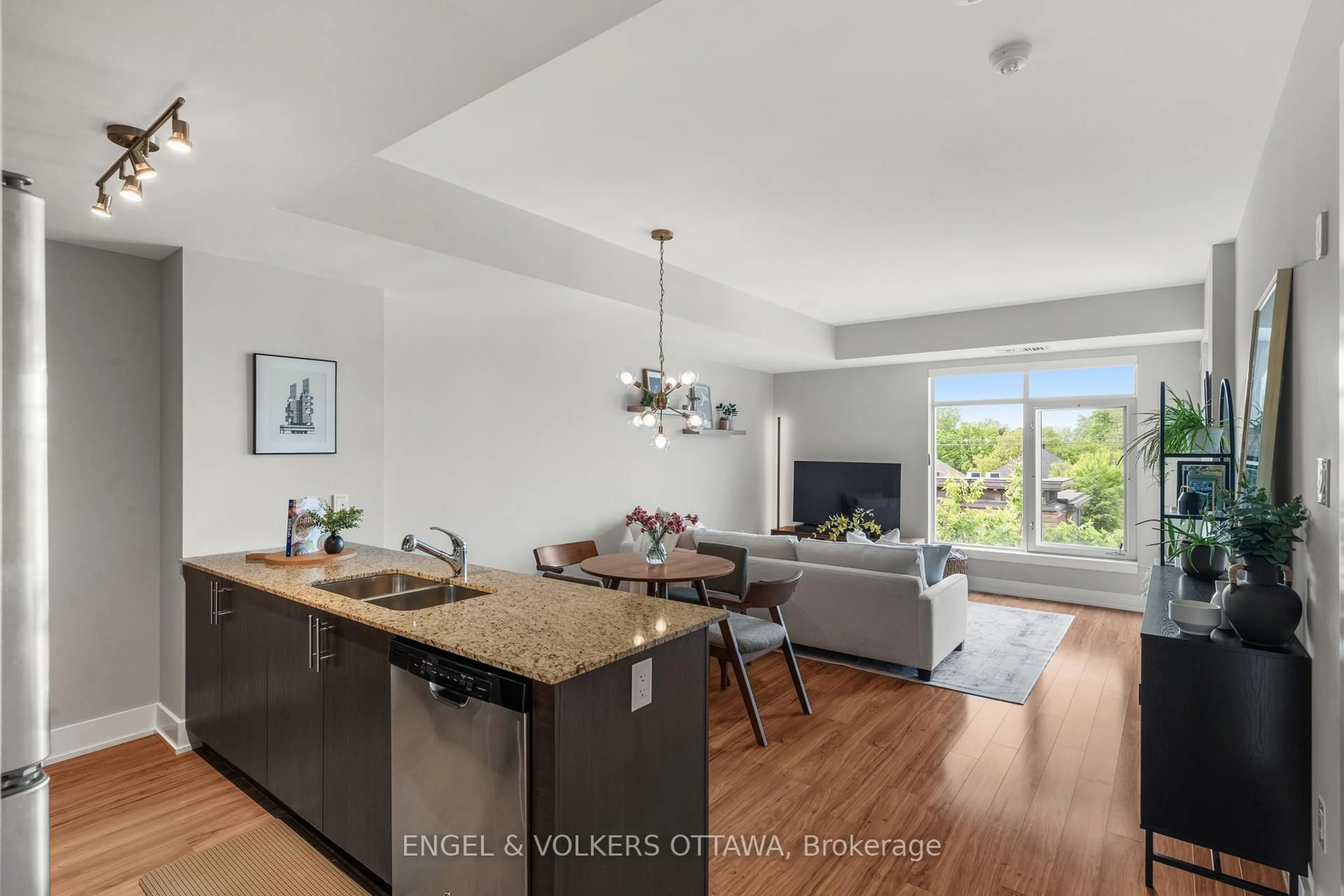 Open concept kitchen, unknown for 131 Holland Ave #406, Ottawa Ontario K1Y 3A2