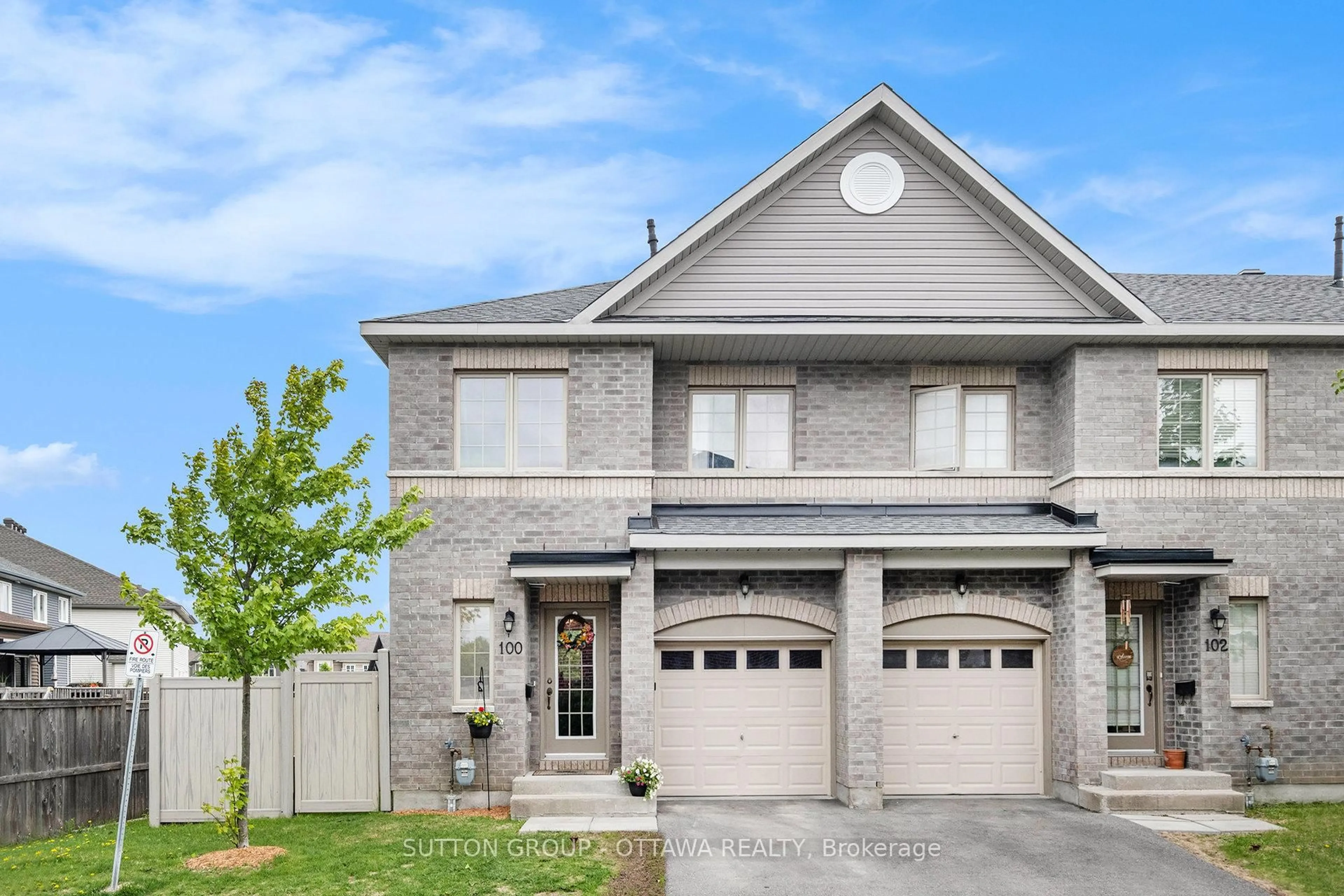 Home with brick exterior material, street for 100 Camden Private, Ottawa Ontario K2J 6H9