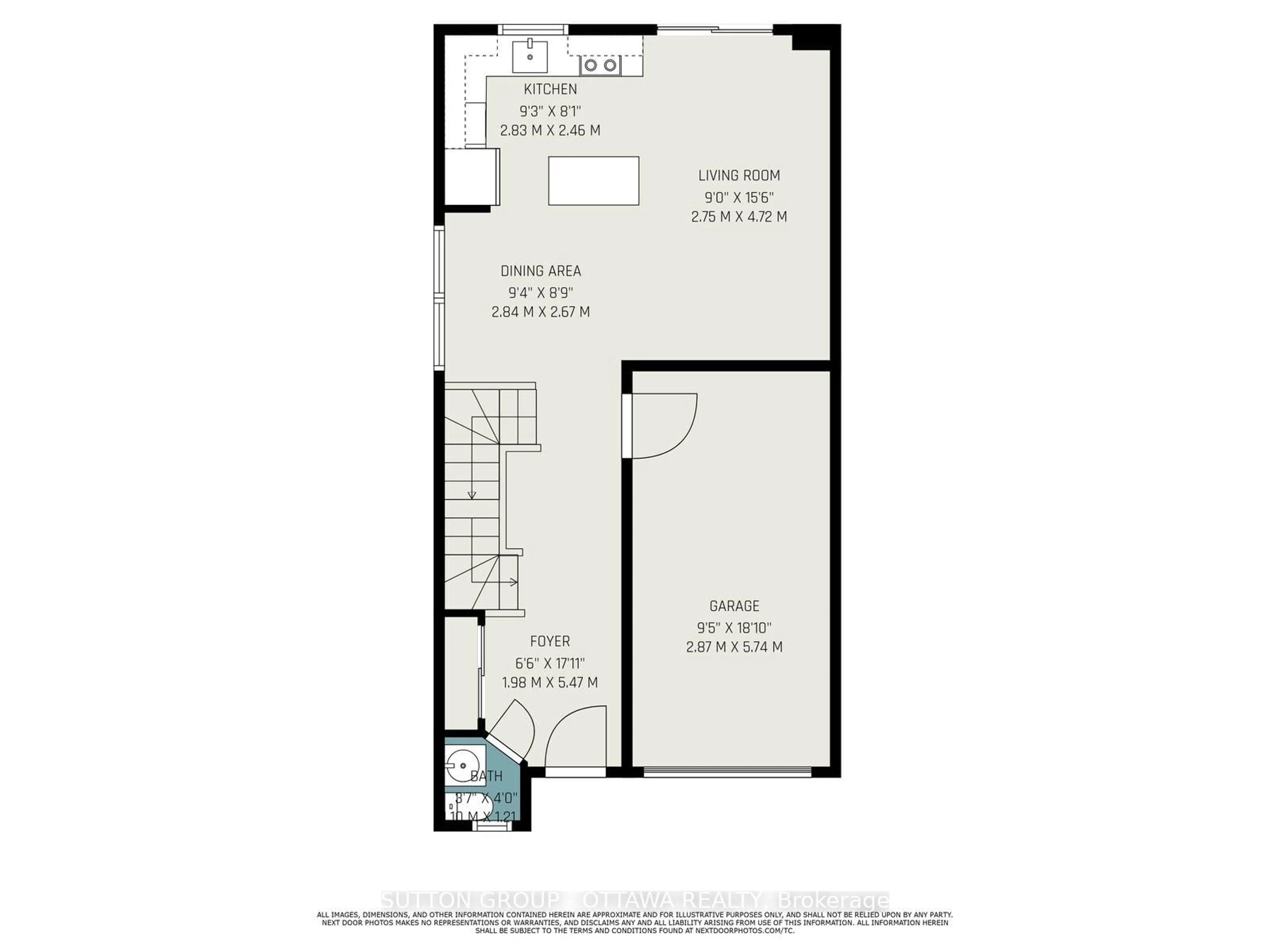 Floor plan for 100 Camden Private, Ottawa Ontario K2J 6H9
