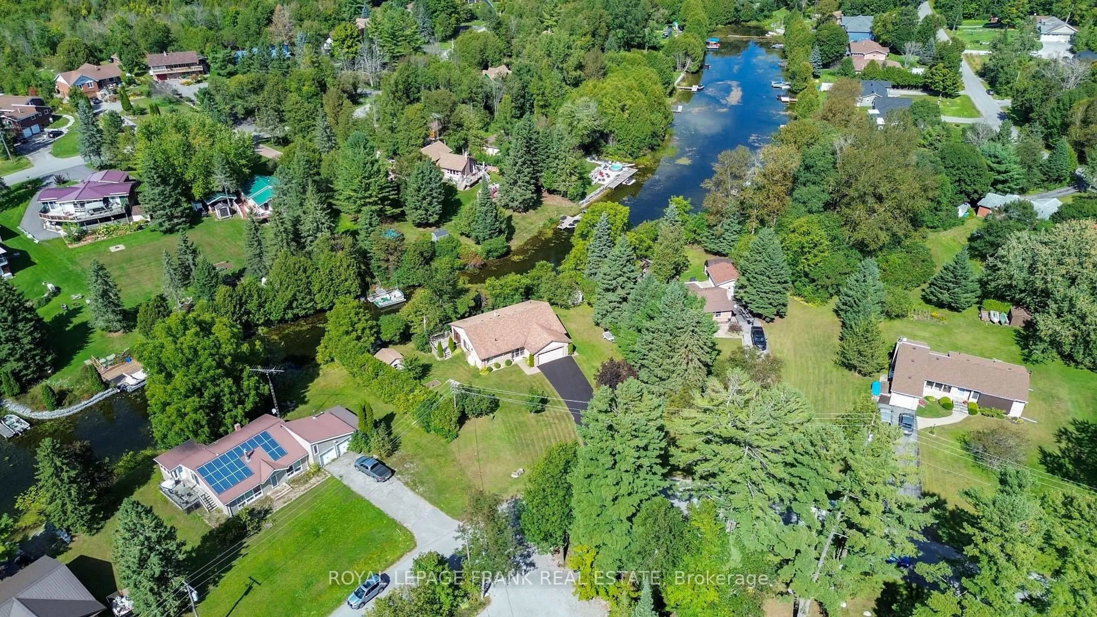 A pic from outside/outdoor area/front of a property/back of a property/a pic from drone, water/lake/river/ocean view for 41 Pirates Glen Dr, Trent Lakes Ontario K0M 1A0