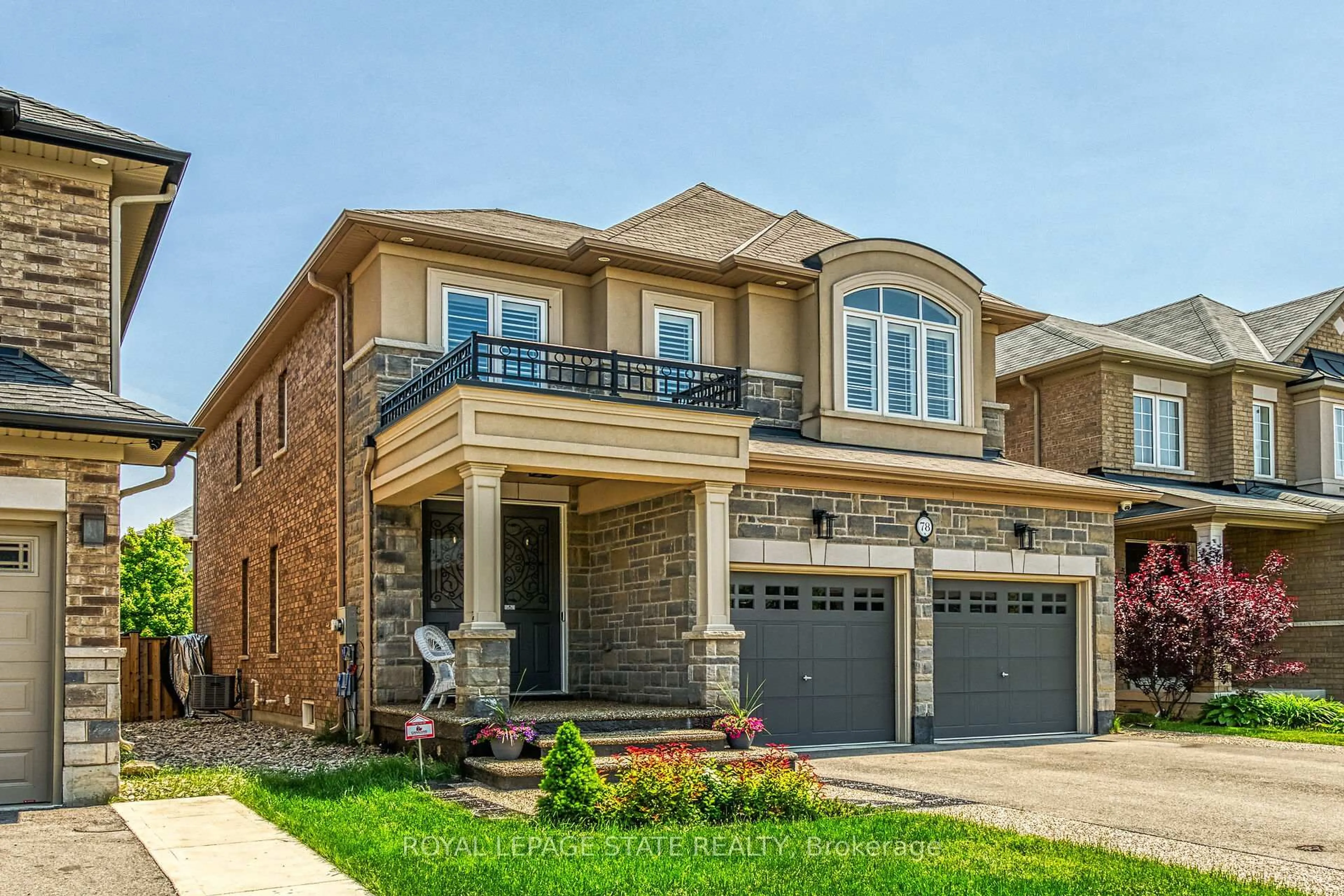 Home with brick exterior material, street for 78 Chaumont Dr, Hamilton Ontario L8J 0J8