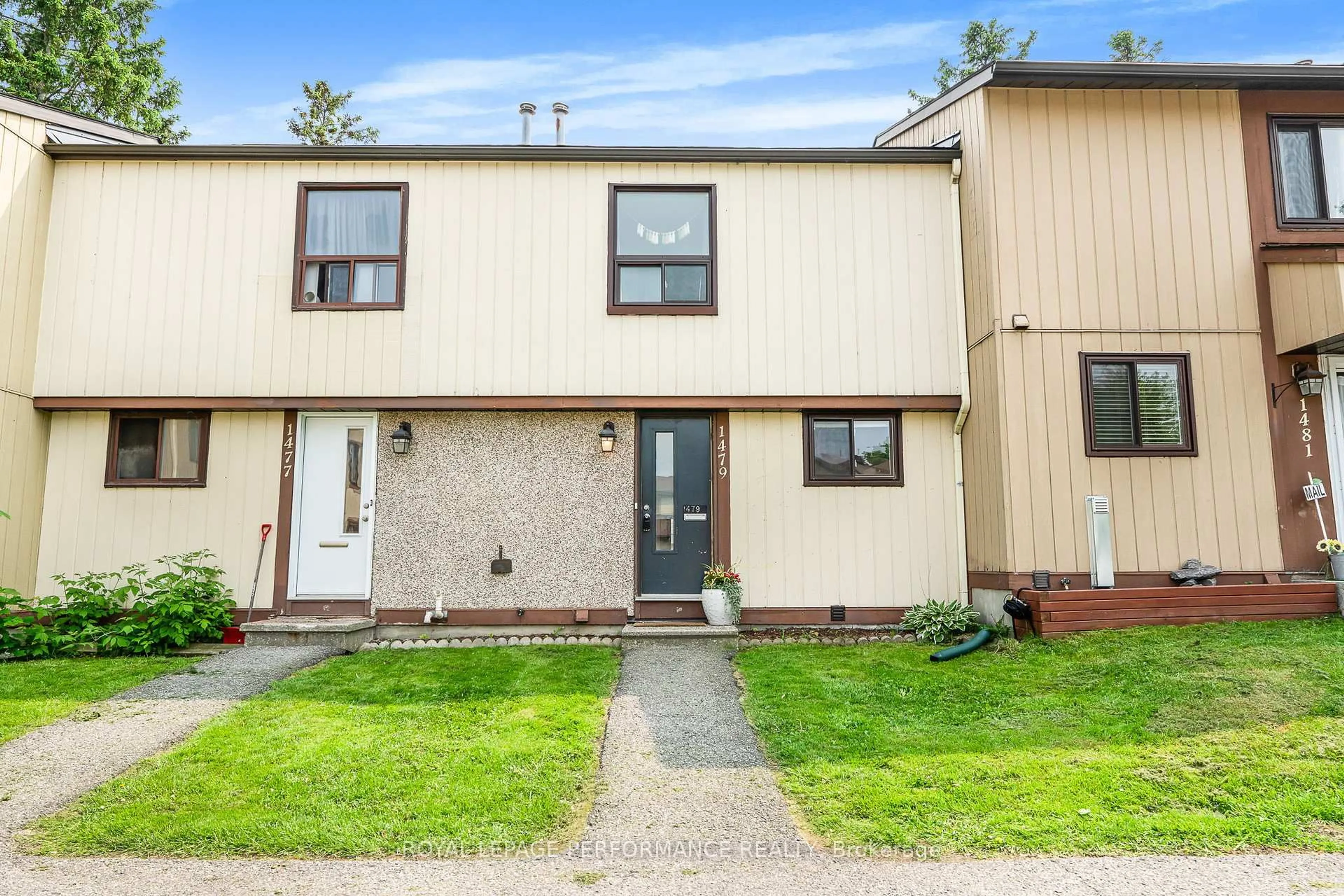 Home with vinyl exterior material, street for 1479 Bethamy Lane #7, Ottawa Ontario K1J 8P7