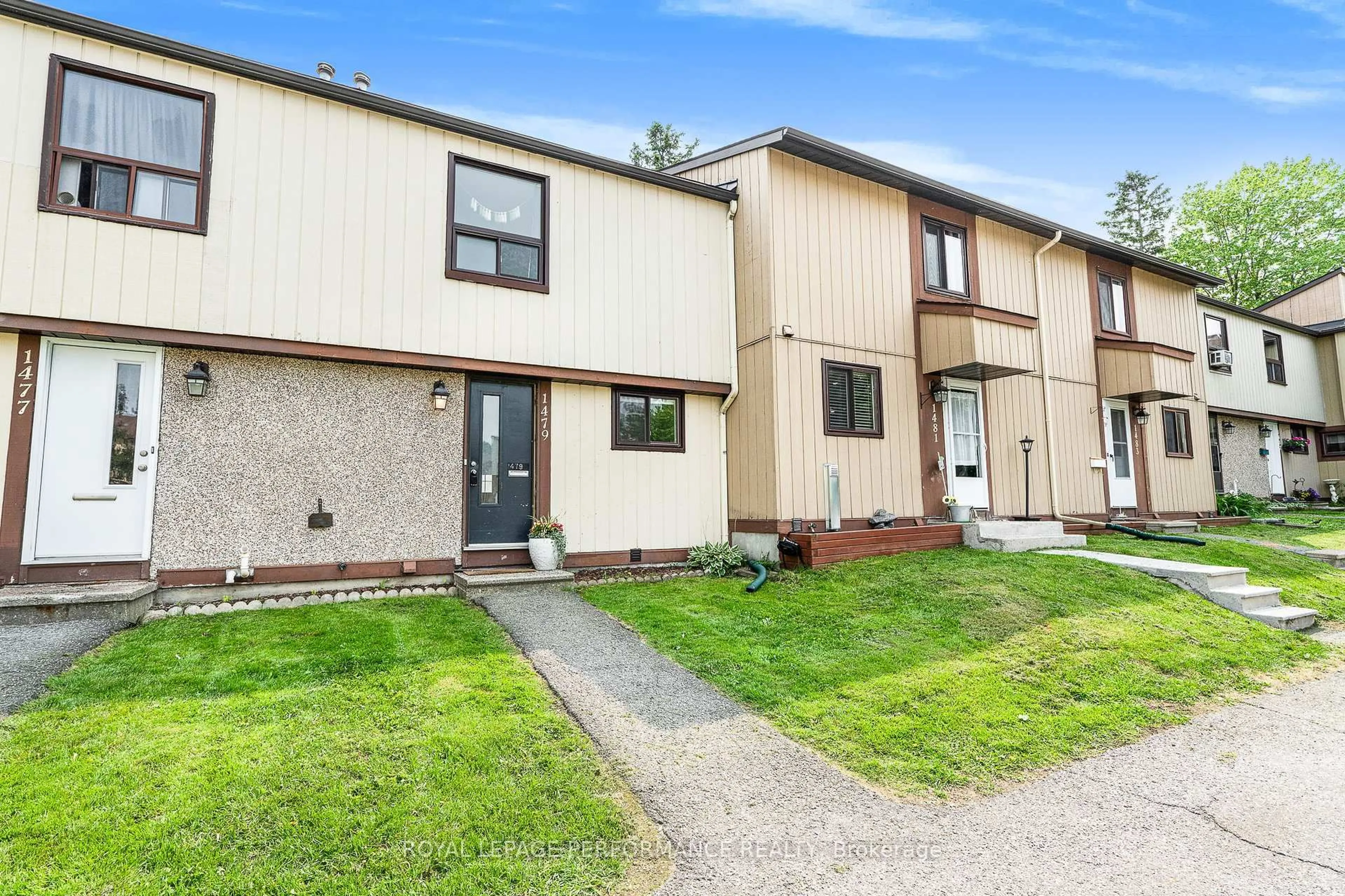 Home with vinyl exterior material, street for 1479 Bethamy Lane #7, Ottawa Ontario K1J 8P7