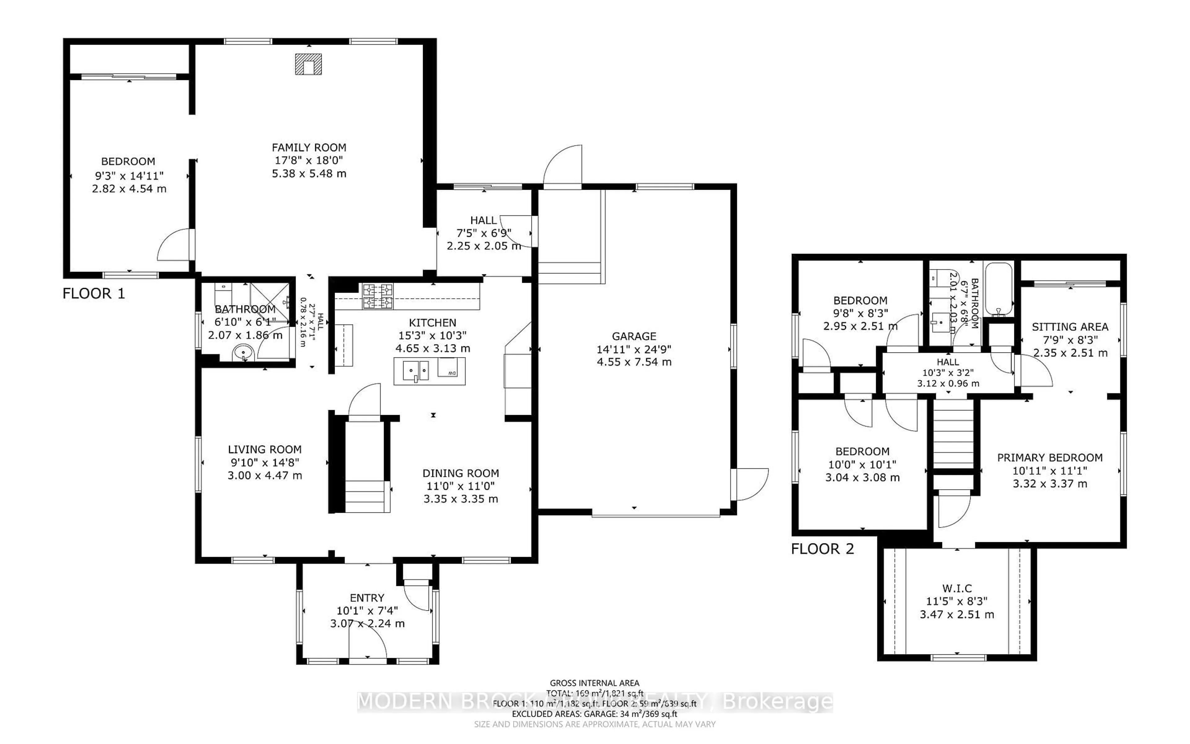 Floor plan for 462 Park St, Prescott Ontario K0E 1T0