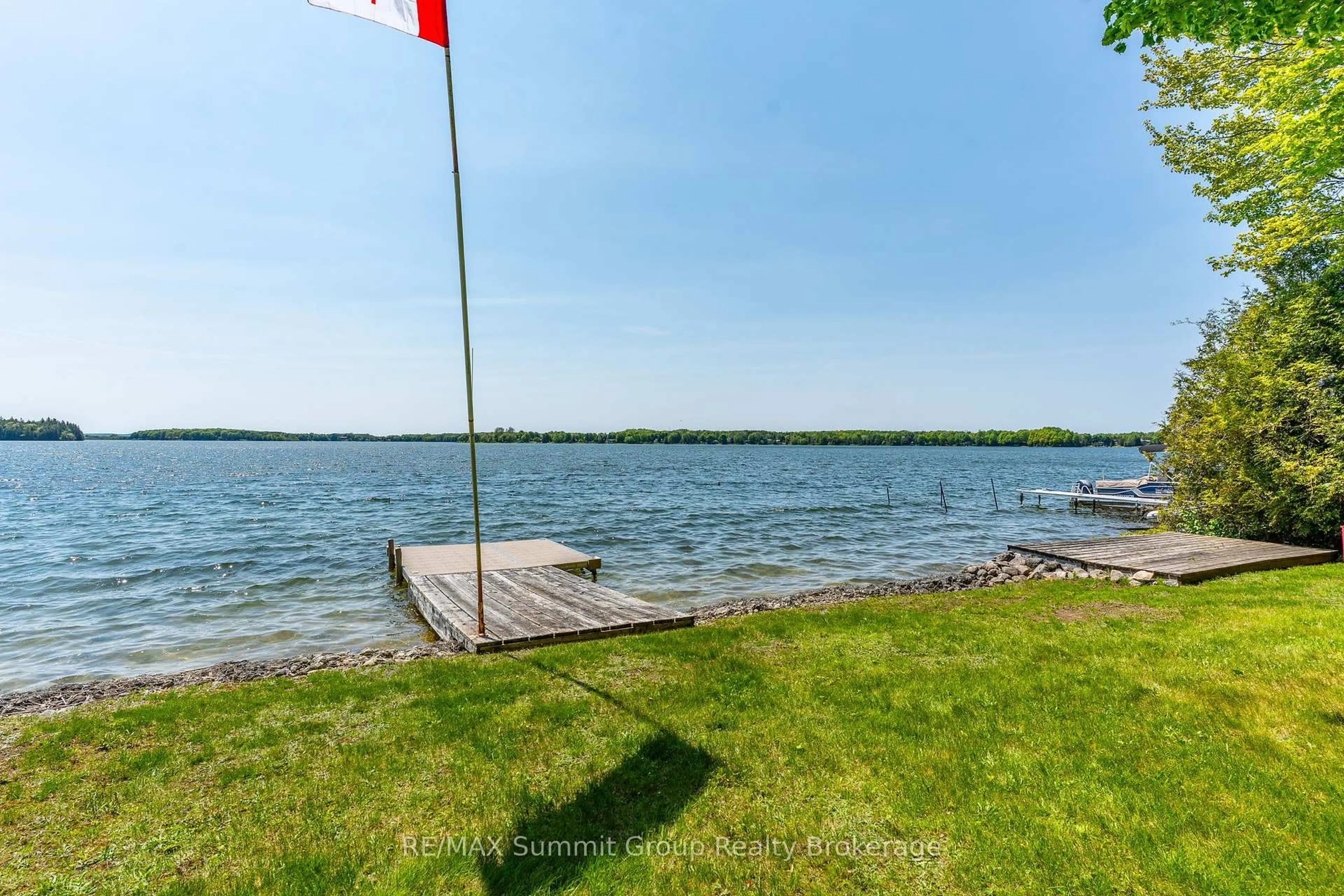 Patio, water/lake/river/ocean view for 182 Lakeshore Blvd, Grey Highlands Ontario N0C 1E0