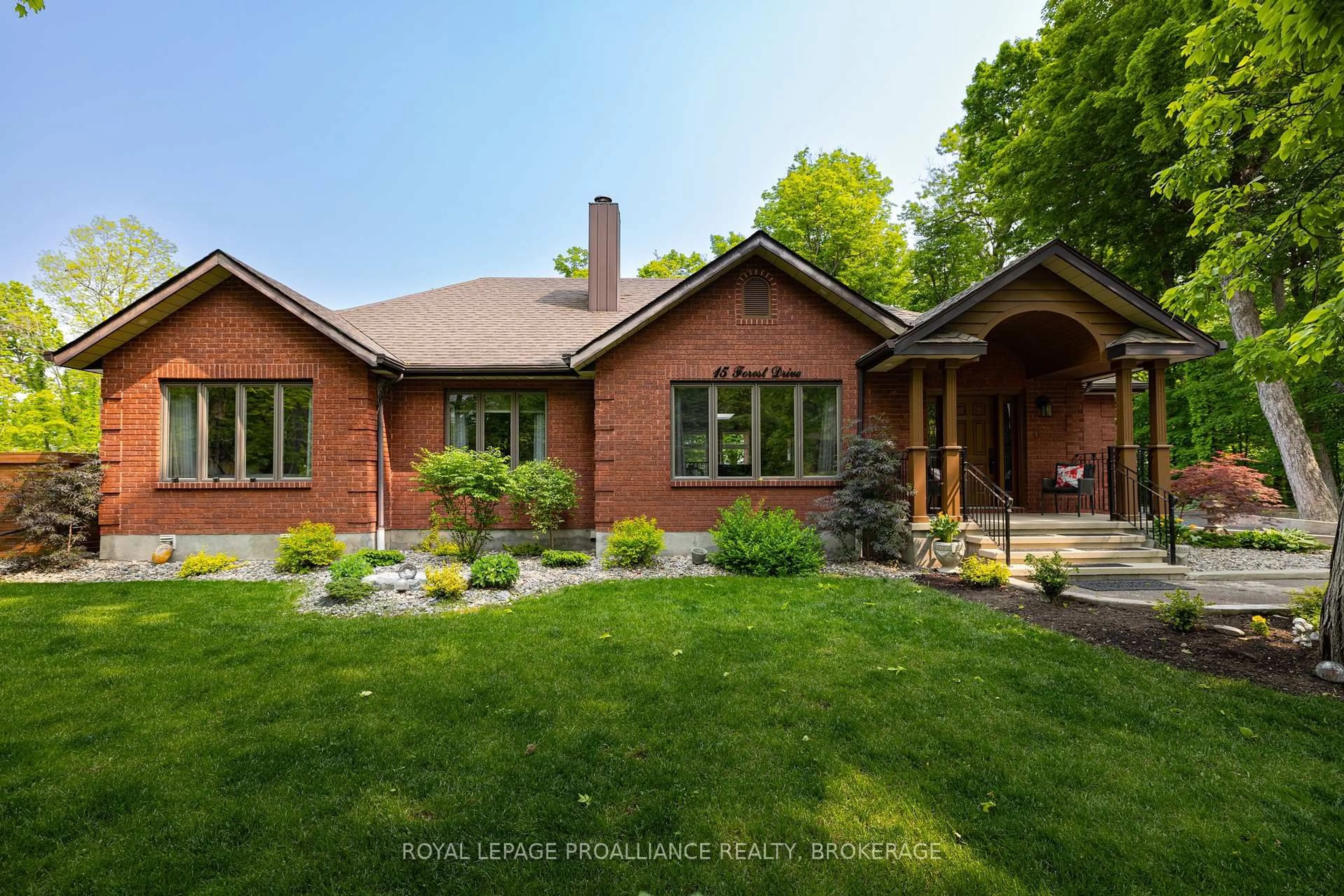 Home with brick exterior material, street for 15 Forest Dr, Kingston Ontario K7L 4V1