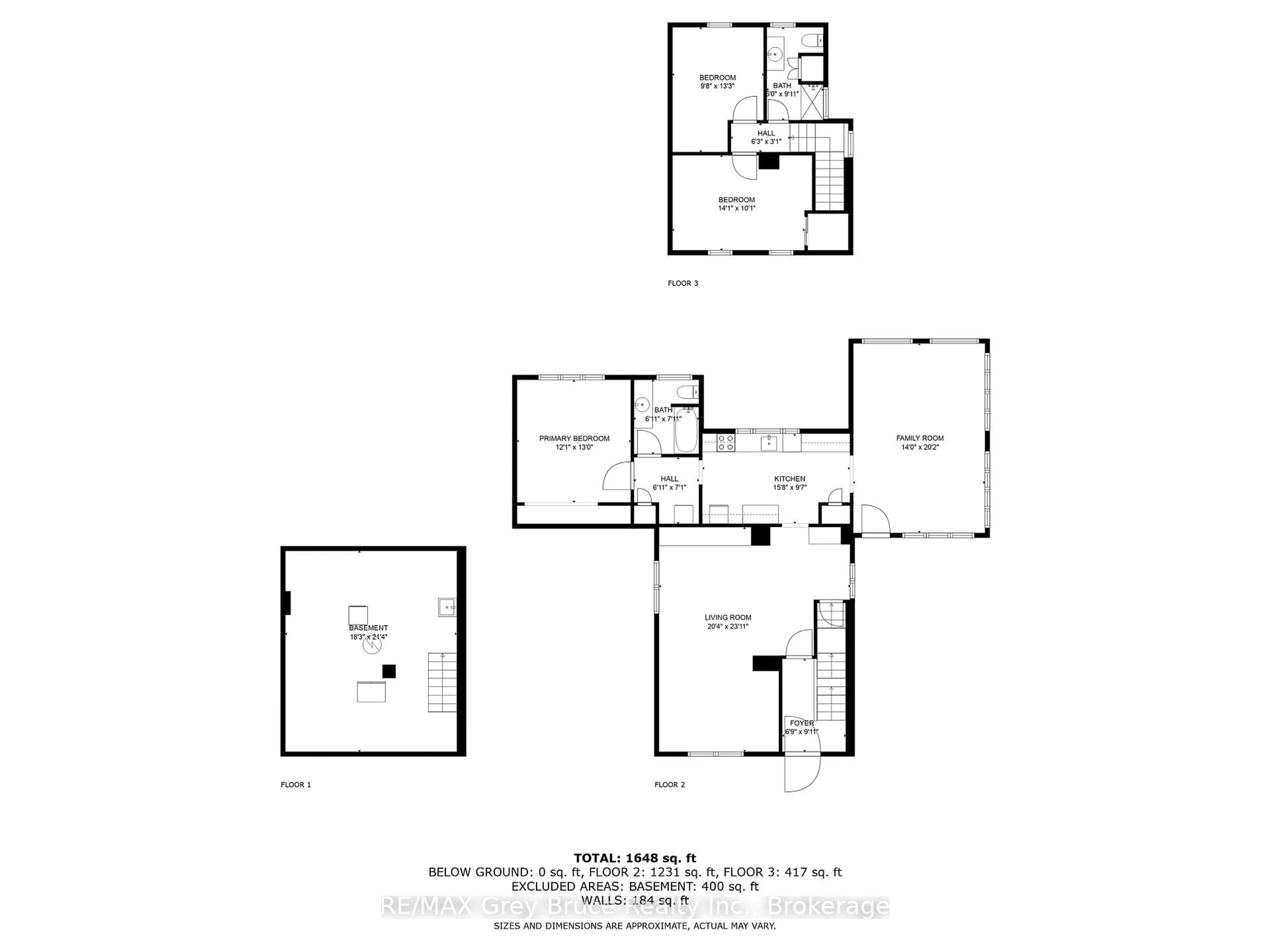 Floor plan for 2031 8th Ave, Owen Sound Ontario N4K 3C5