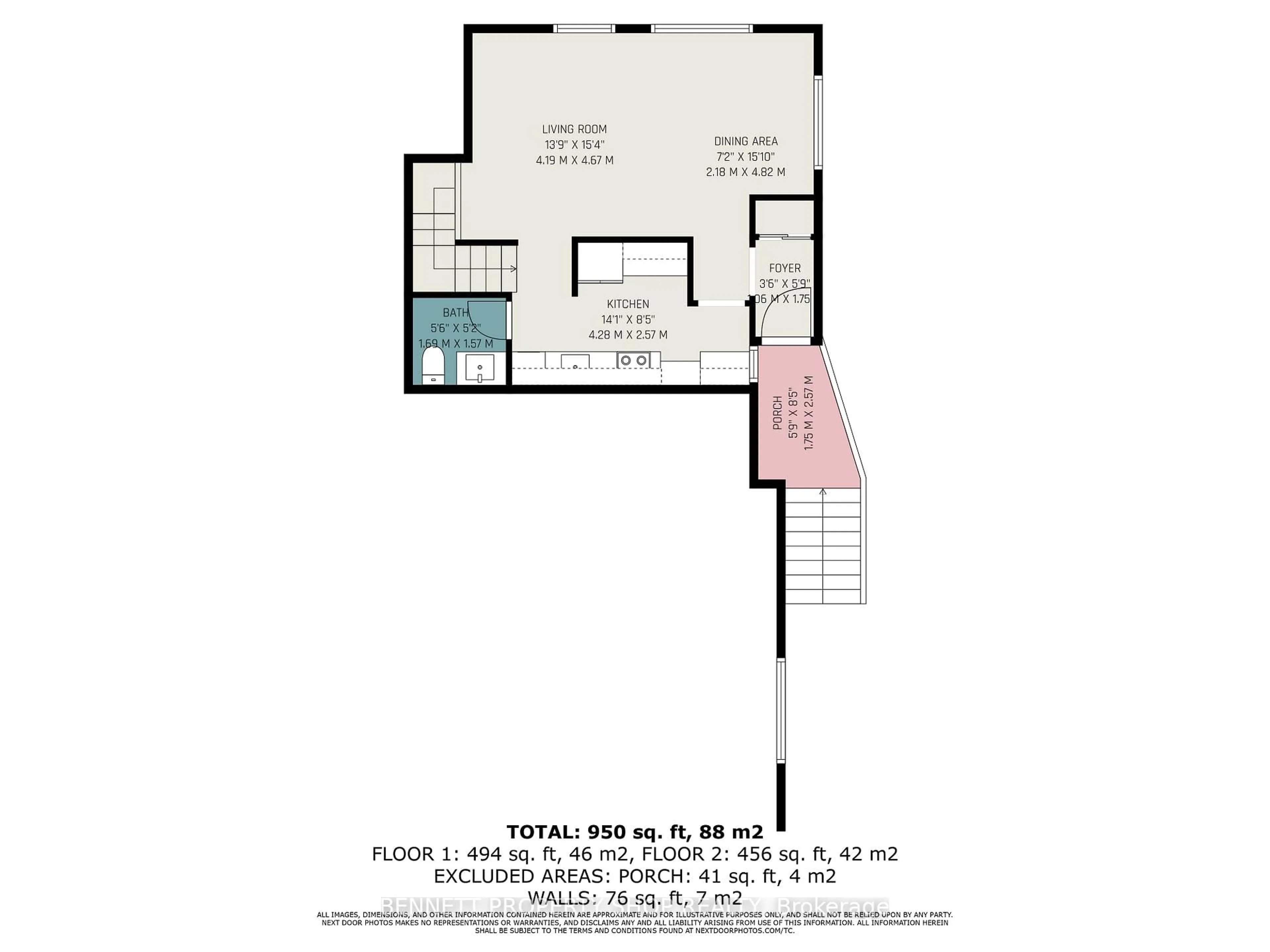 Floor plan for 1208 Tanguay Crt #48, Ottawa Ontario K2L 3X6