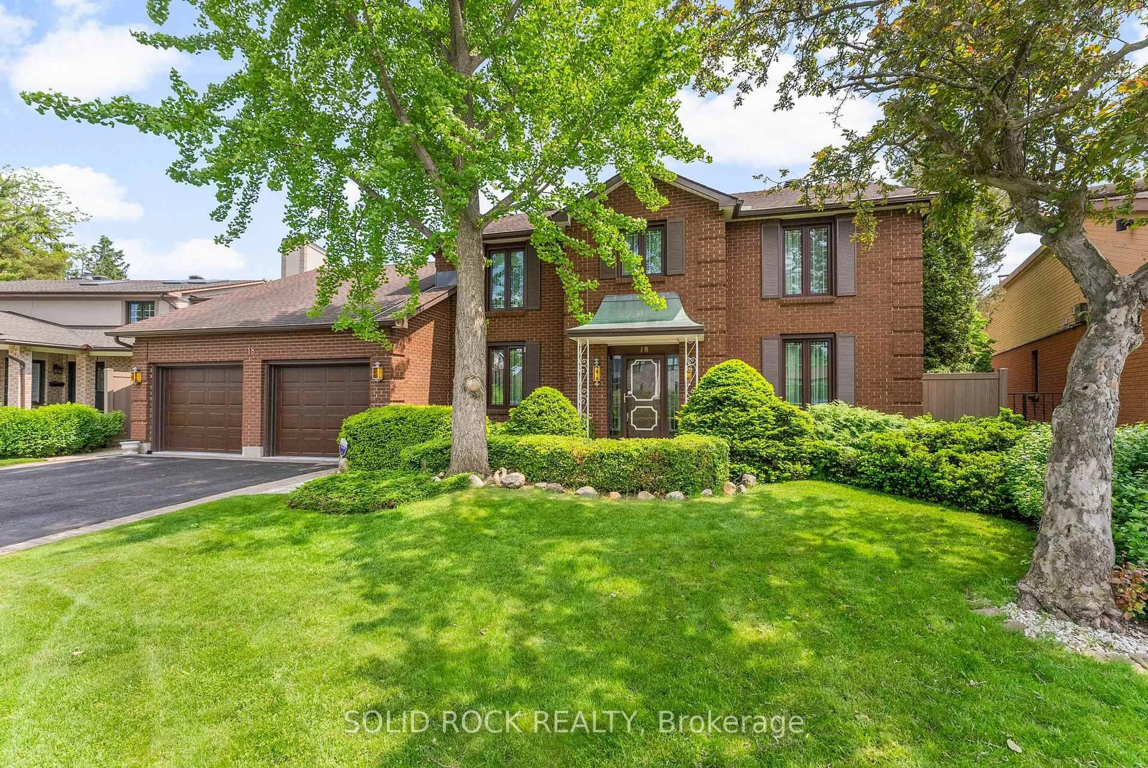 Home with brick exterior material, street for 18 Royal Hunt Crt, Ottawa Ontario K1V 9M1
