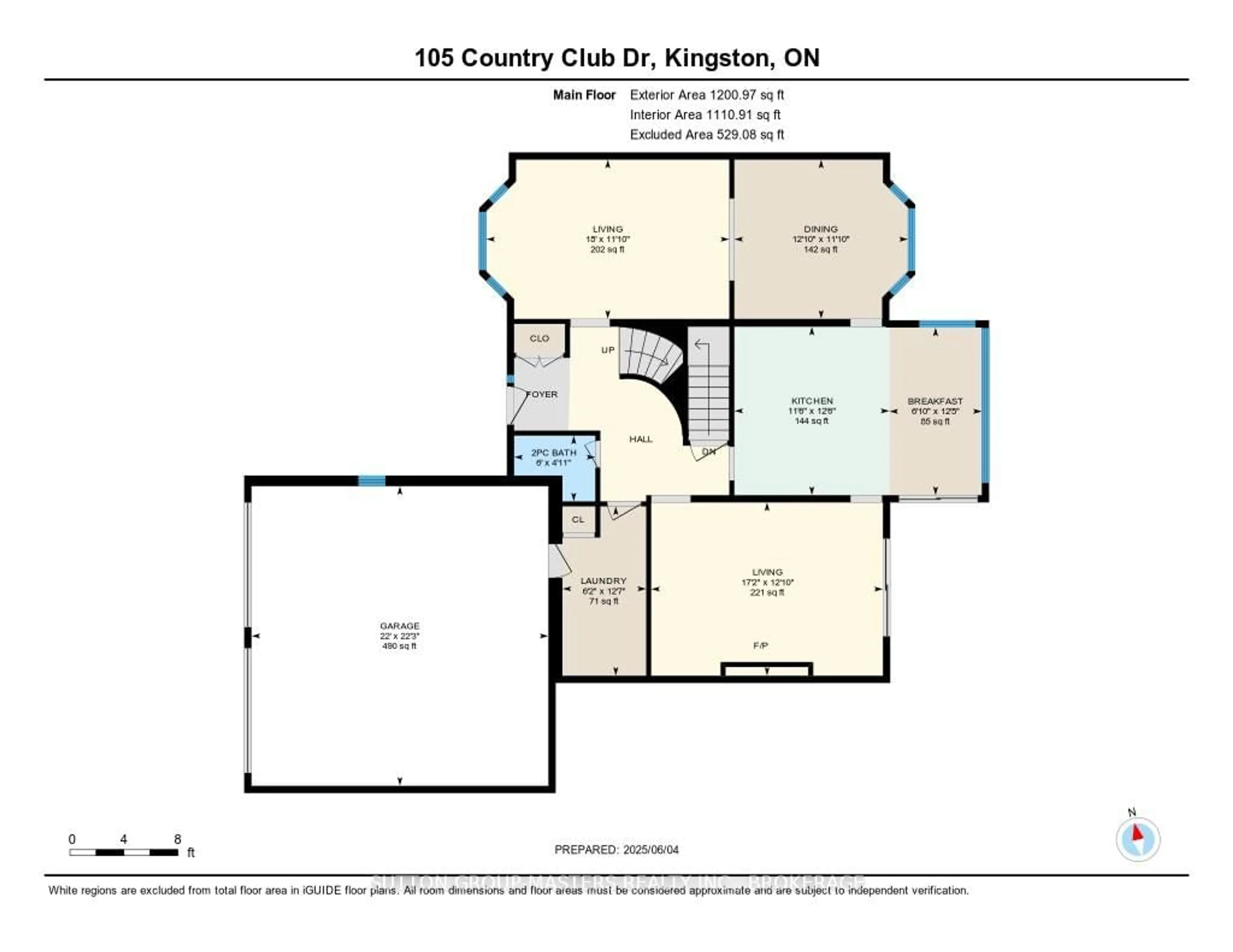 Floor plan for 105 Country Club Dr, Kingston Ontario K7M 7B8