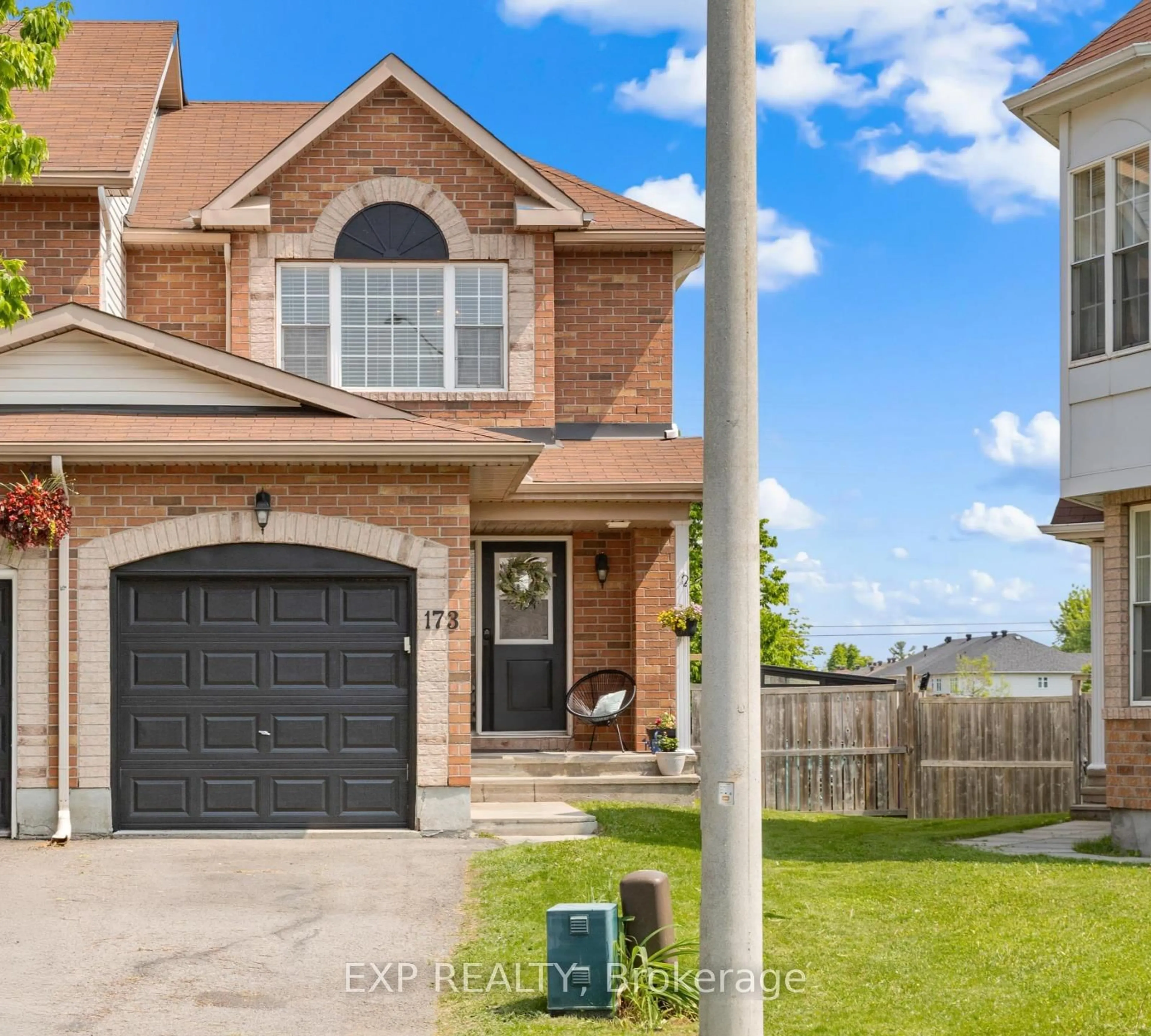 Home with brick exterior material, street for 173 Topham Terr, Orleans Ontario K4A 5B9