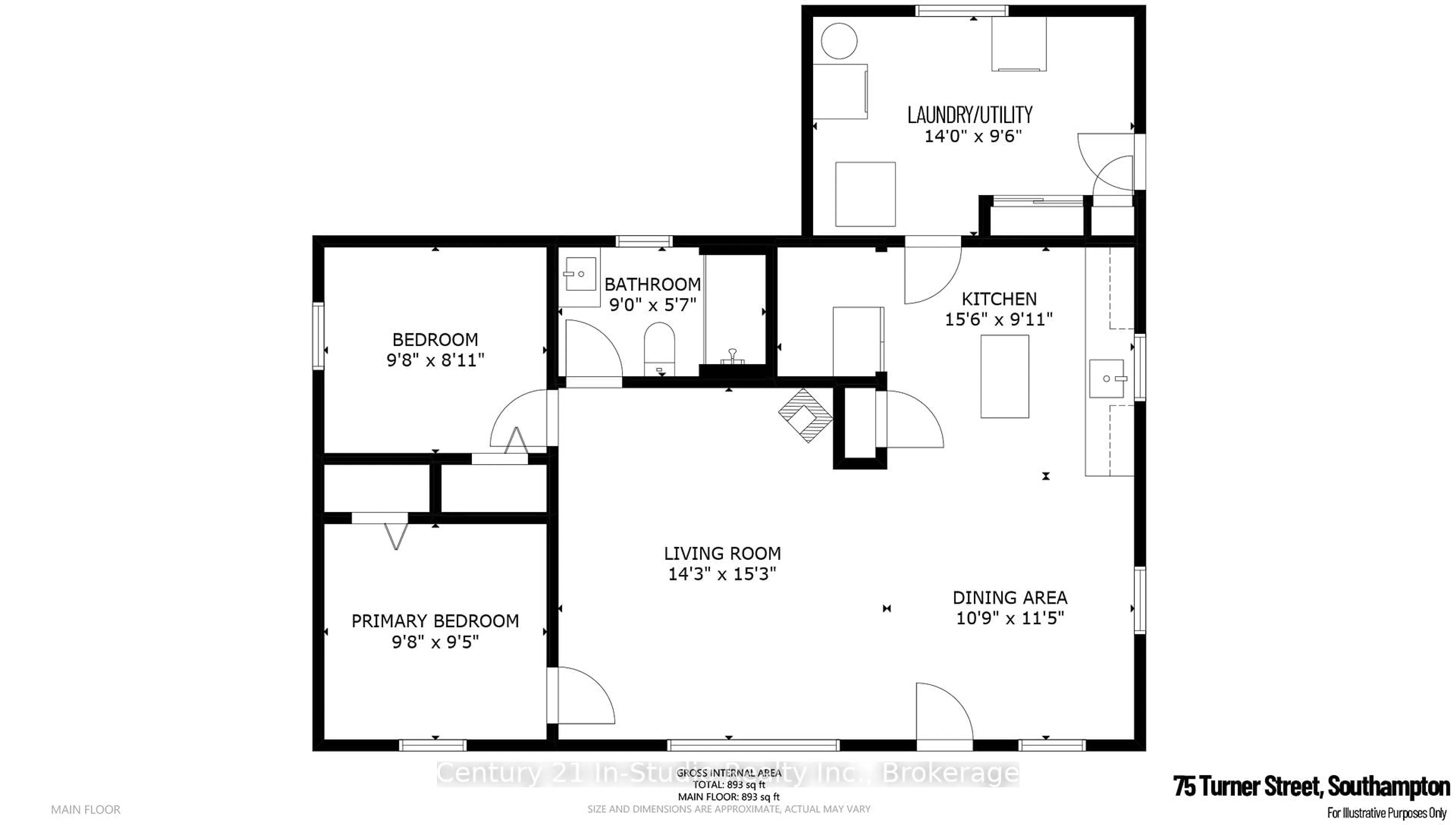 Floor plan for 75 Turner St, Saugeen Shores Ontario N0H 2L0