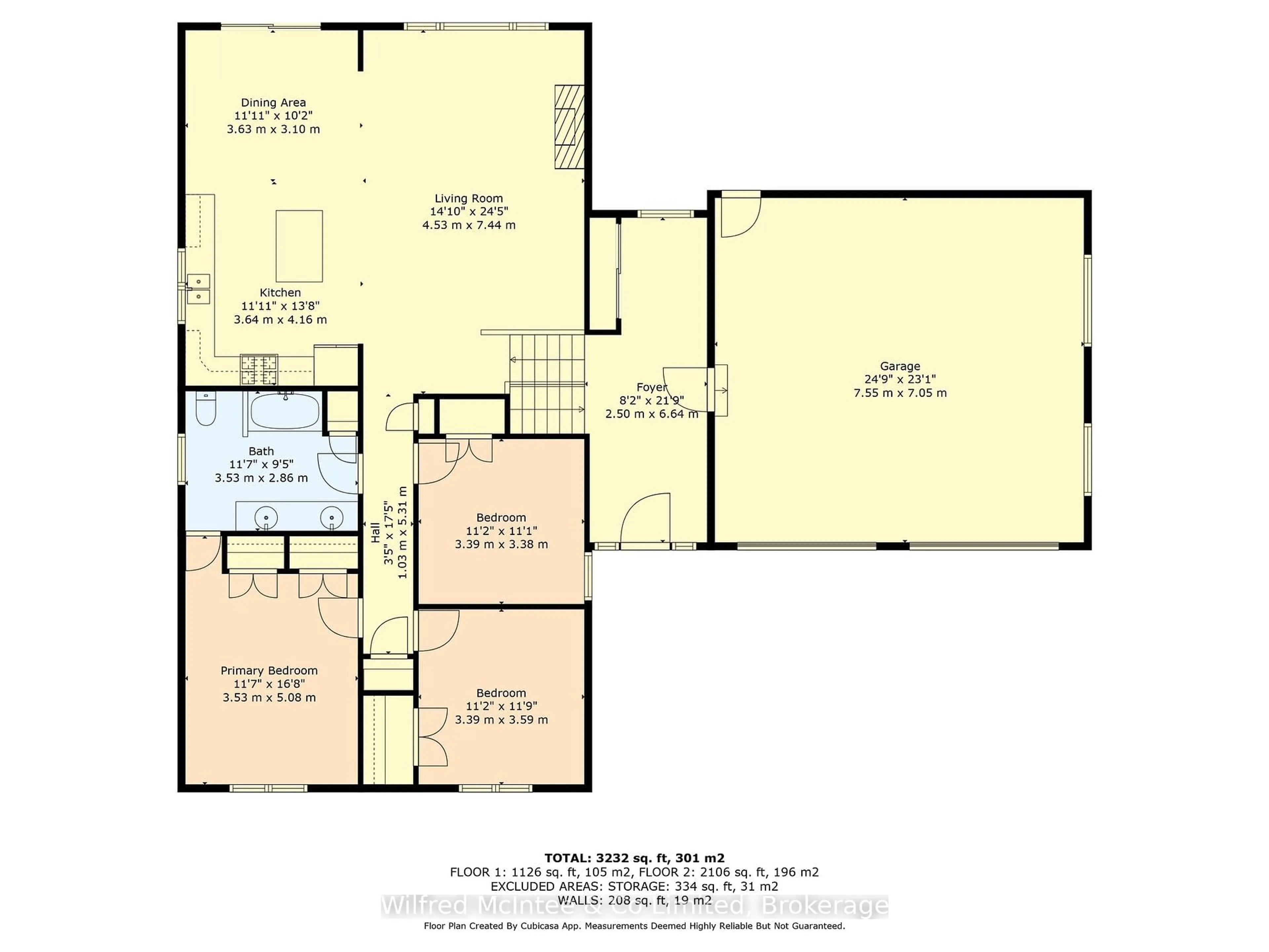 Floor plan for 22 Geeson Ave, Brockton Ontario N0G 2V0