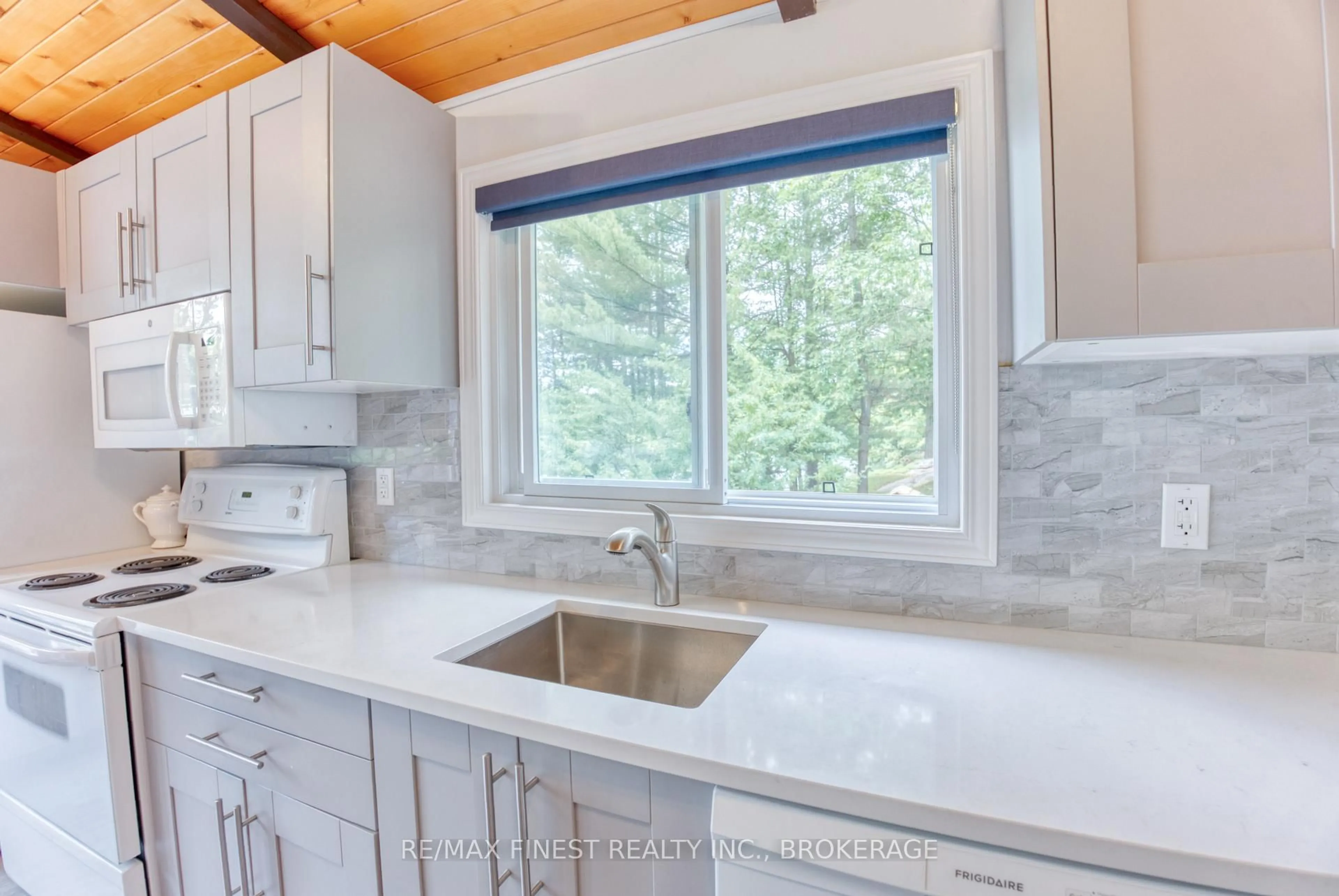Open concept kitchen, ceramic/tile floor for 1026B West Shore Lane, Parham Ontario K0H 2K0