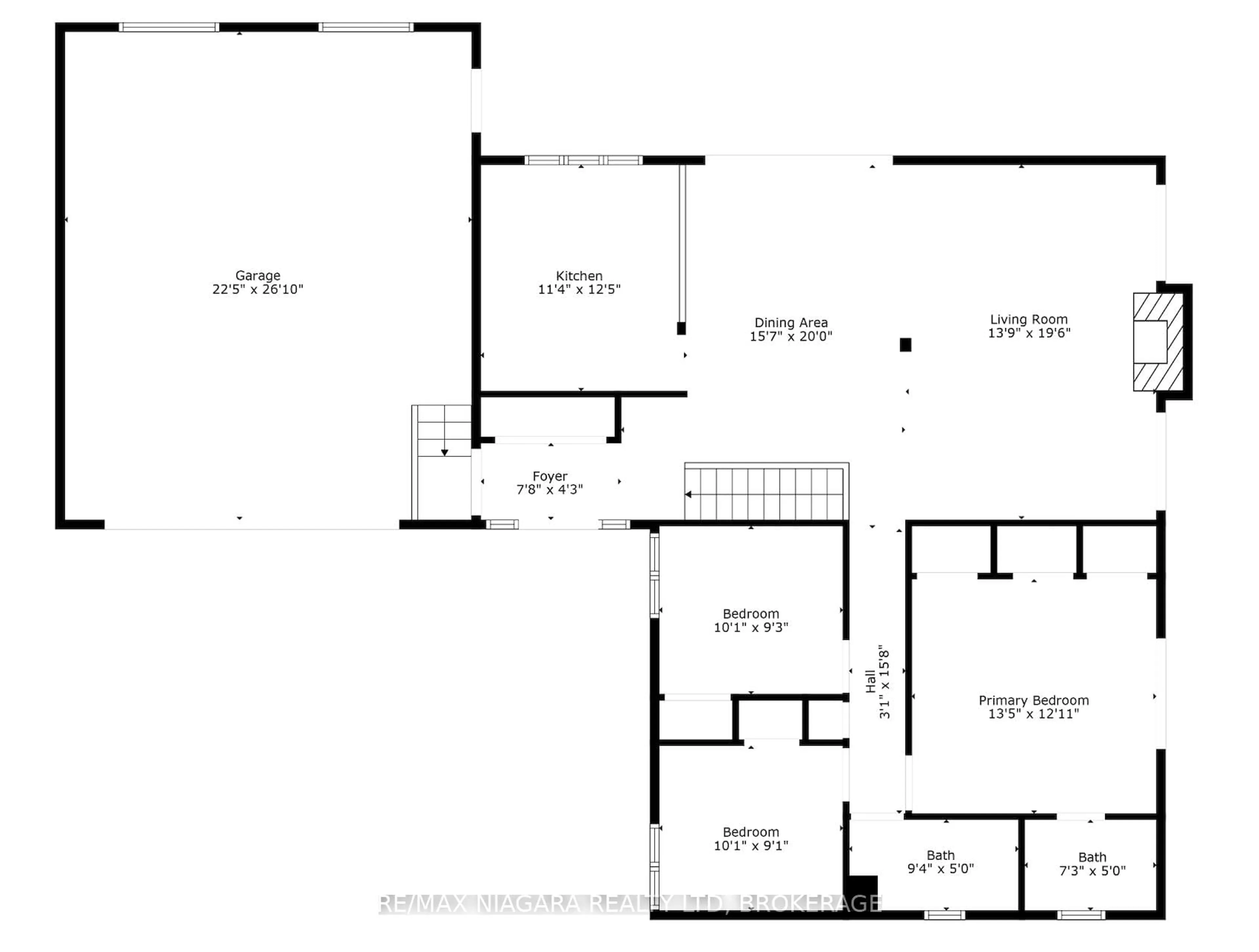 Floor plan for 705 Metler Rd, Pelham Ontario L0S 1C0