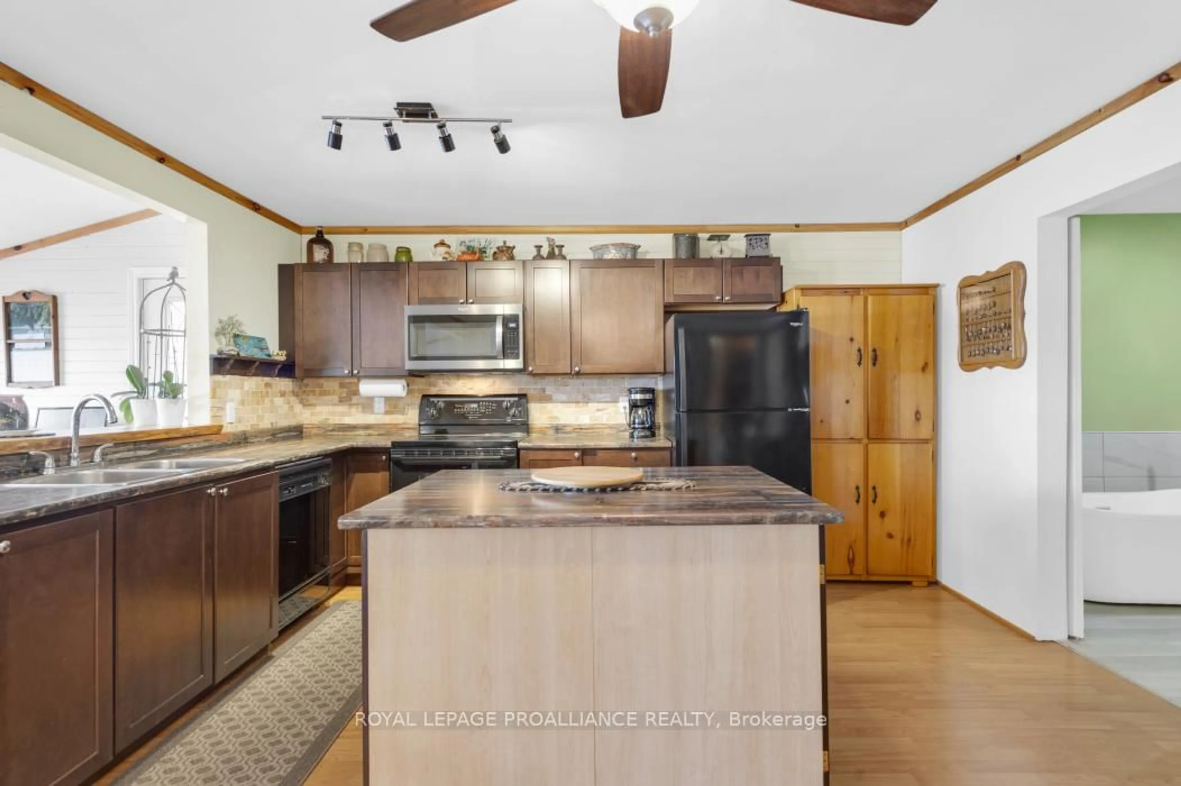 Open concept kitchen, ceramic/tile floor for 88 Sumac Lane, Tweed Ontario K0K 3J0