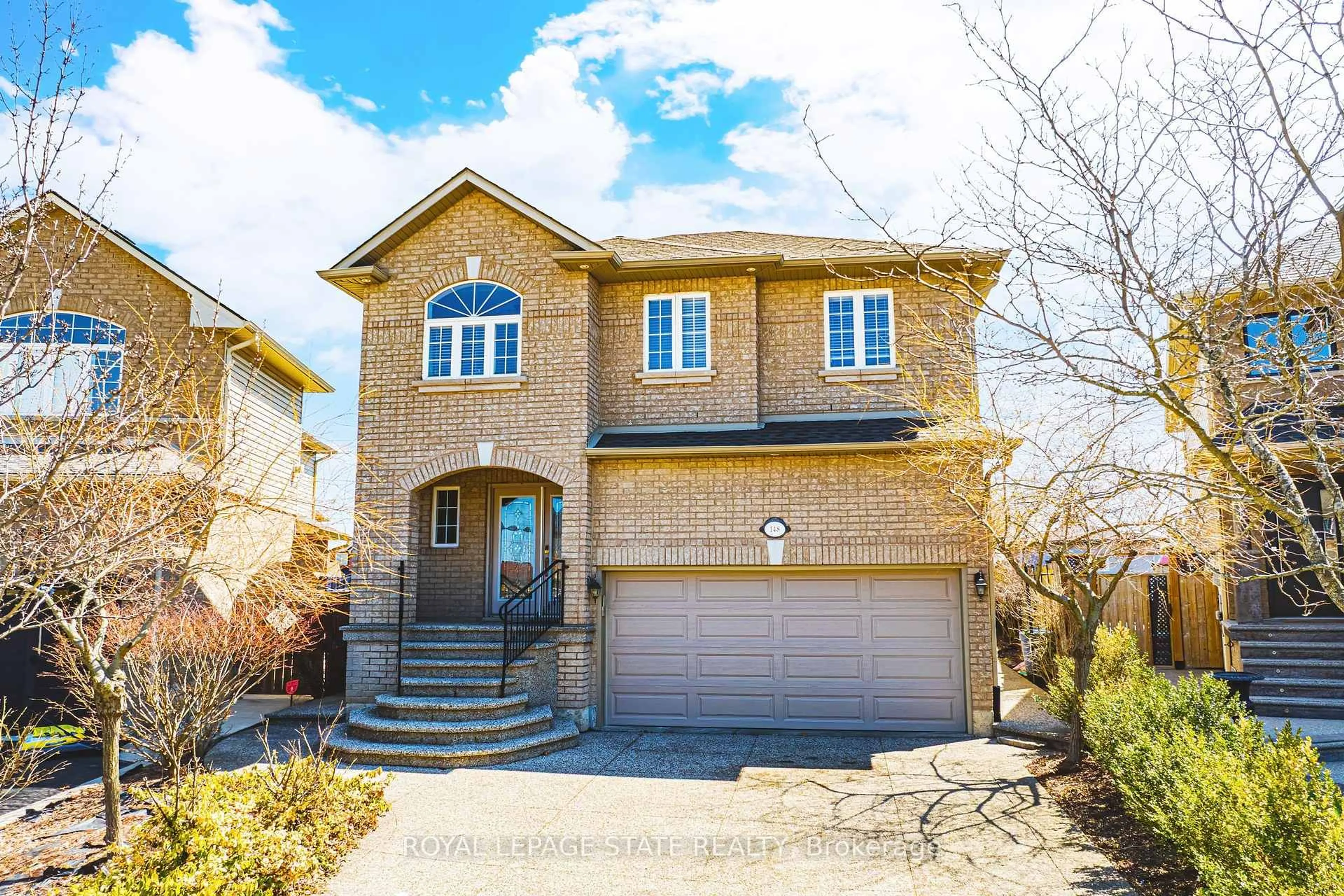 Home with brick exterior material, street for 148 Meadow Wood Cres, Hamilton Ontario L8J 3Z8