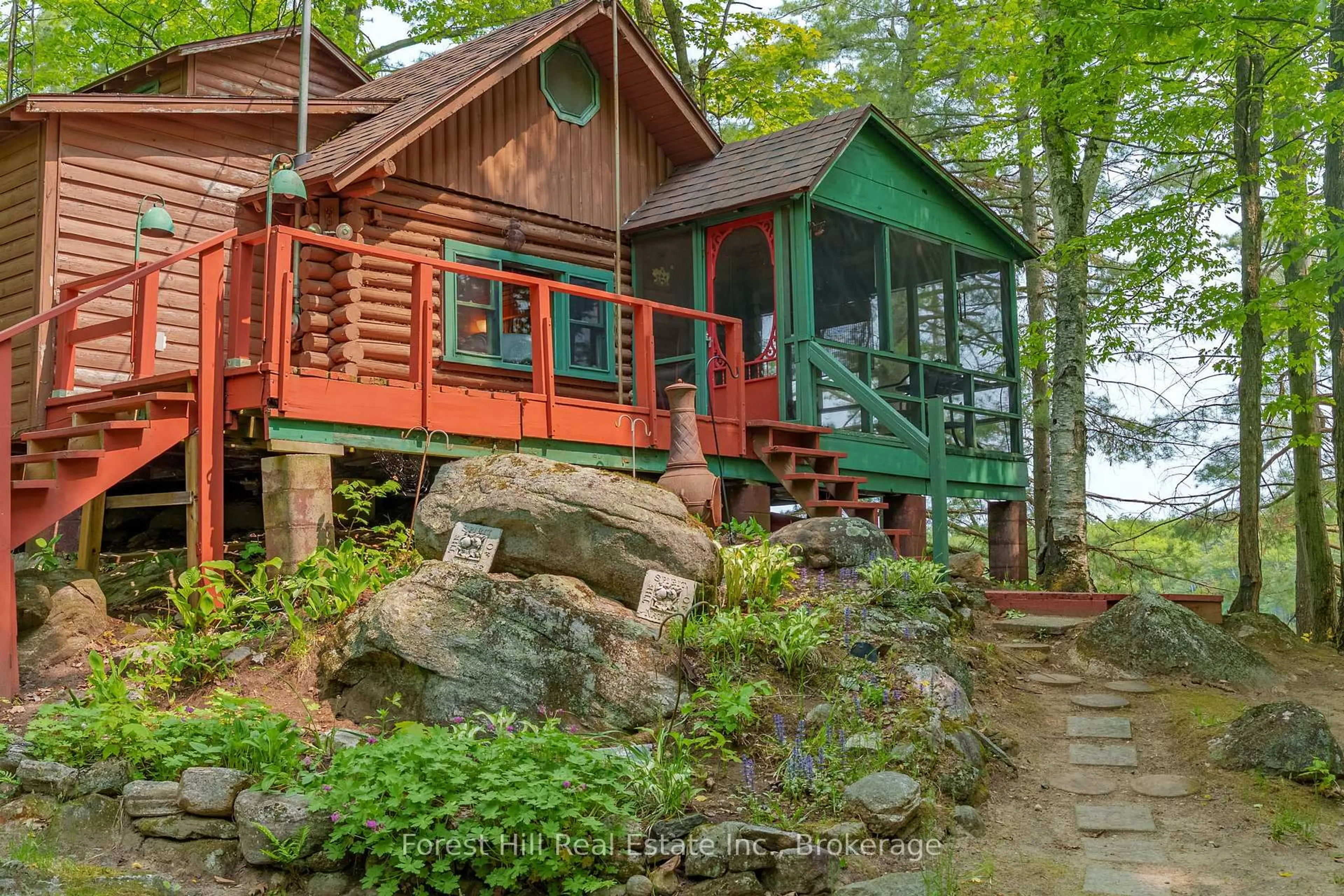 Patio, water/lake/river/ocean view for 1067 West Black Lake Rd, Muskoka Lakes Ontario P0C 1M0