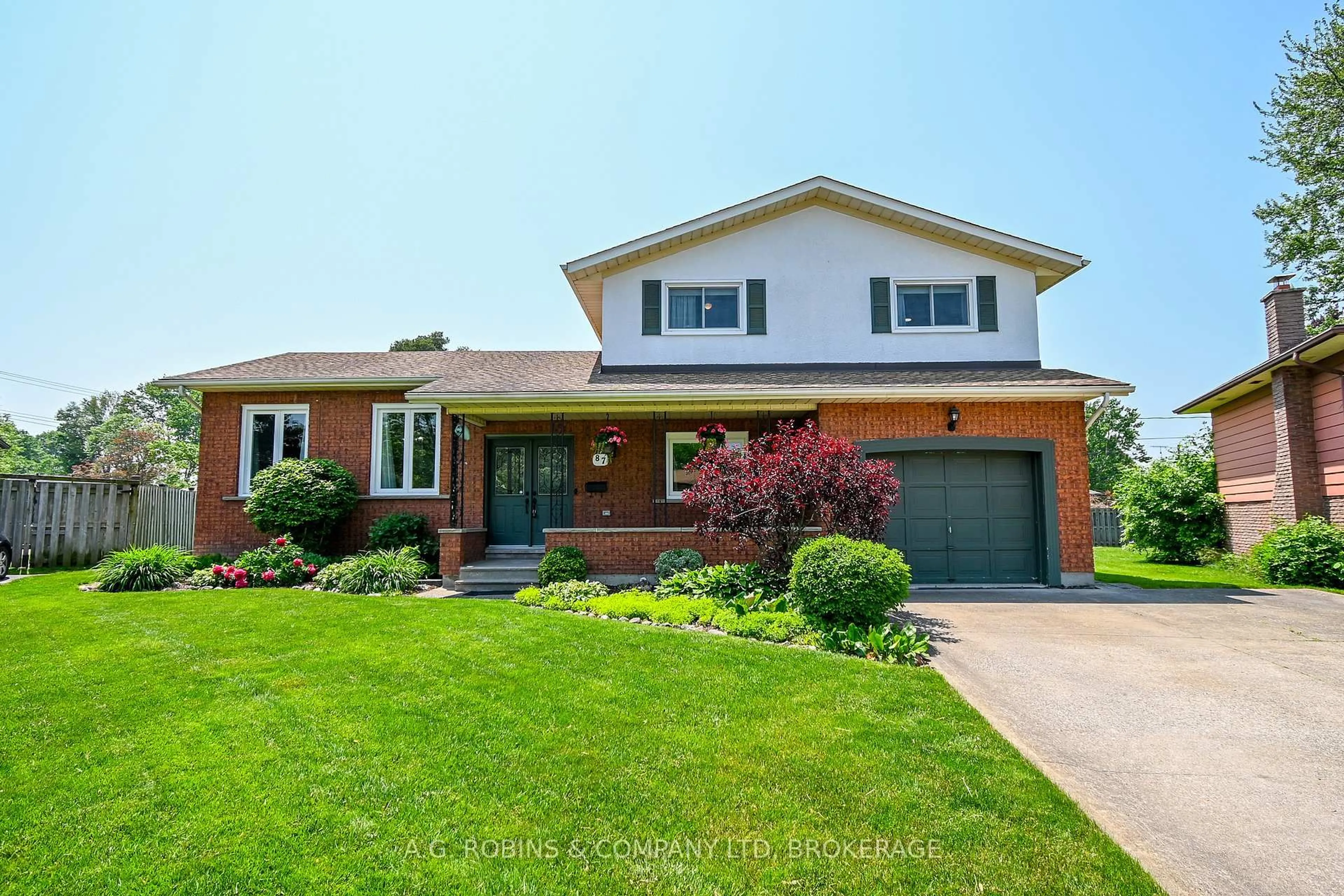 Home with brick exterior material, street for 87 Loyalist Dr, Welland Ontario L3C 2X9