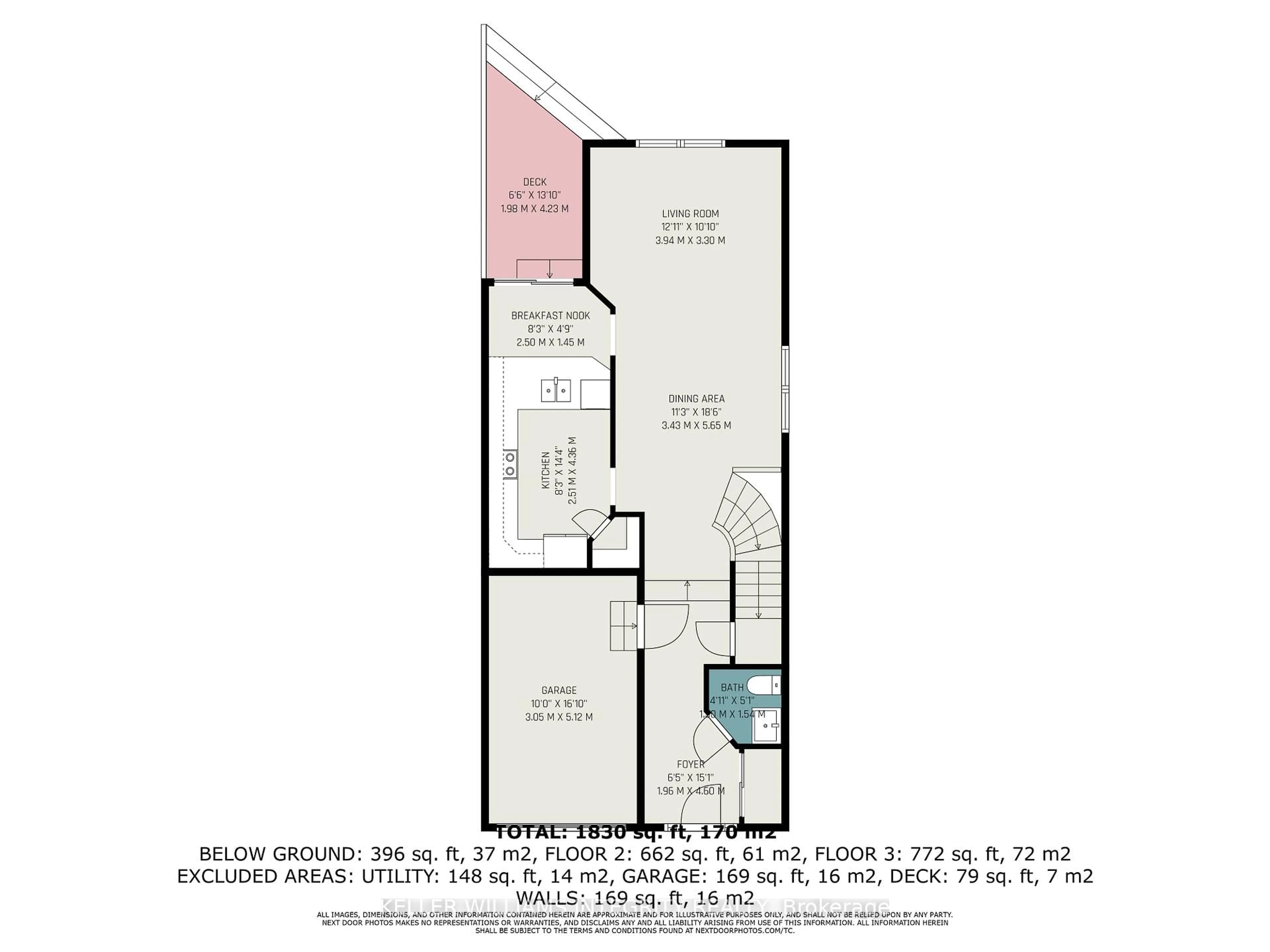 Floor plan for 41 Milner Downs Cres, Ottawa Ontario K2M 2S3