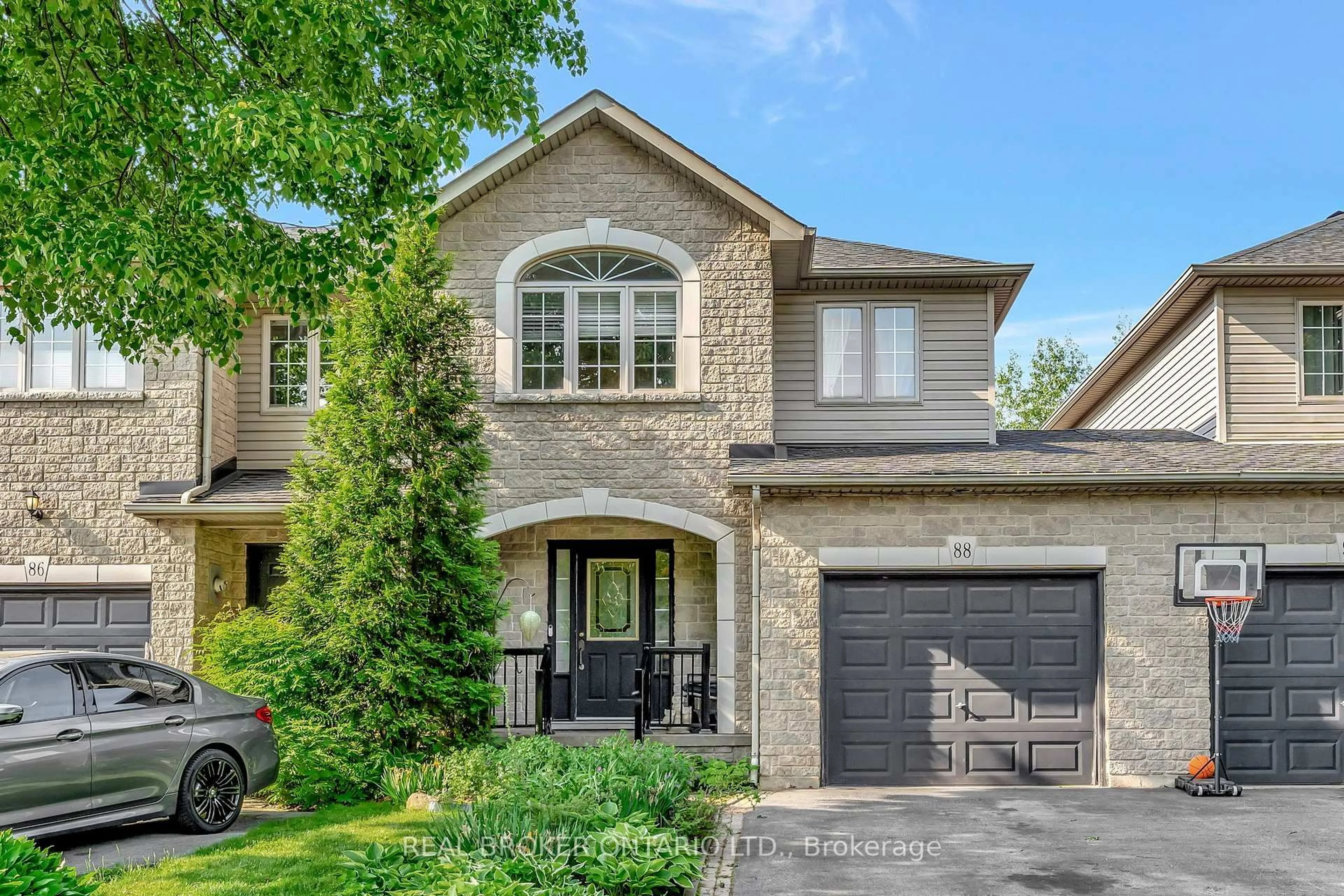 Home with brick exterior material, street for 88 Foxborough Dr, Hamilton Ontario L9G 4Z1