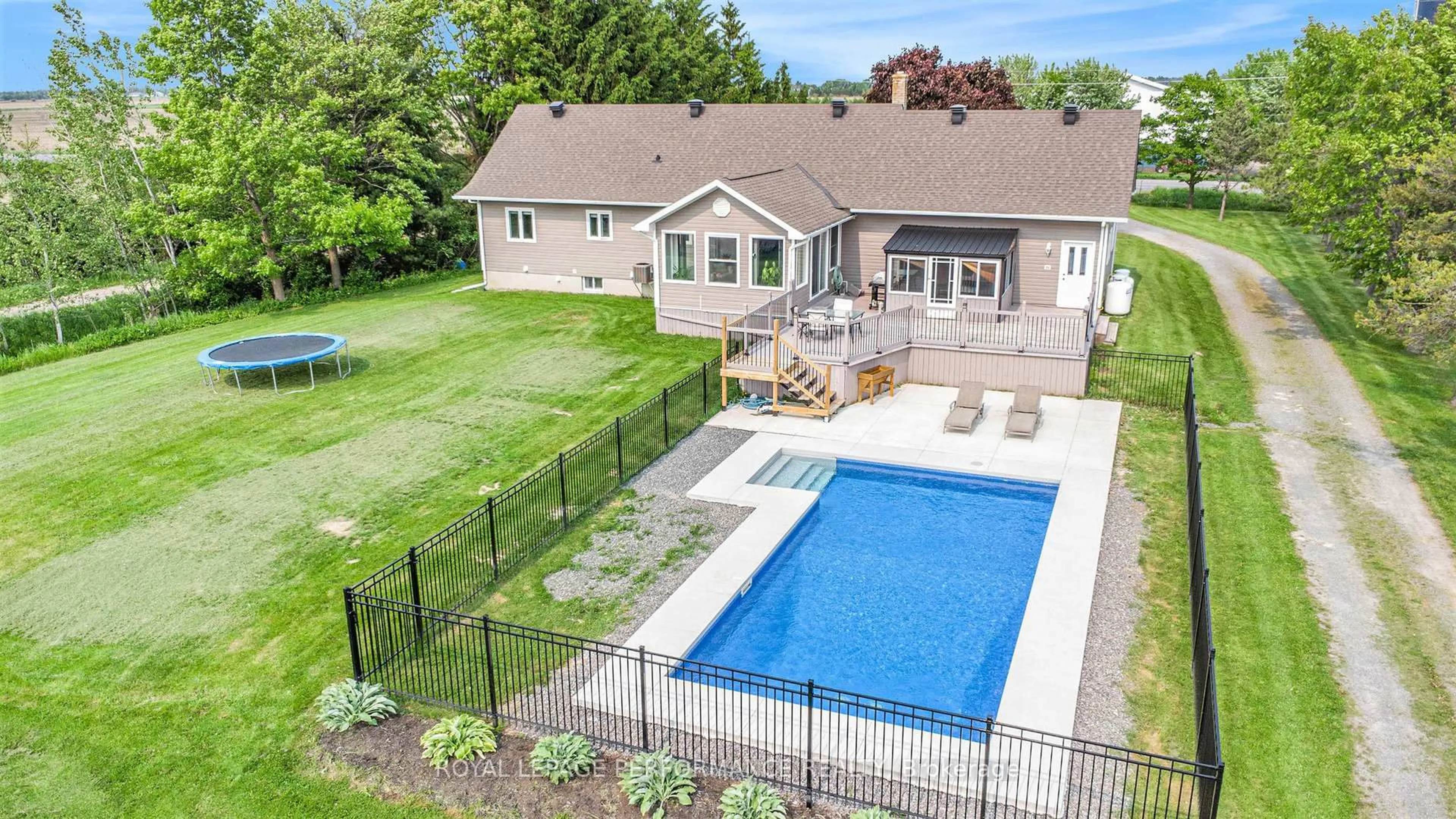 A pic from outside/outdoor area/front of a property/back of a property/a pic from drone, water/lake/river/ocean view for 3686 Dunning Rd, Navan Ontario K4B 1J1