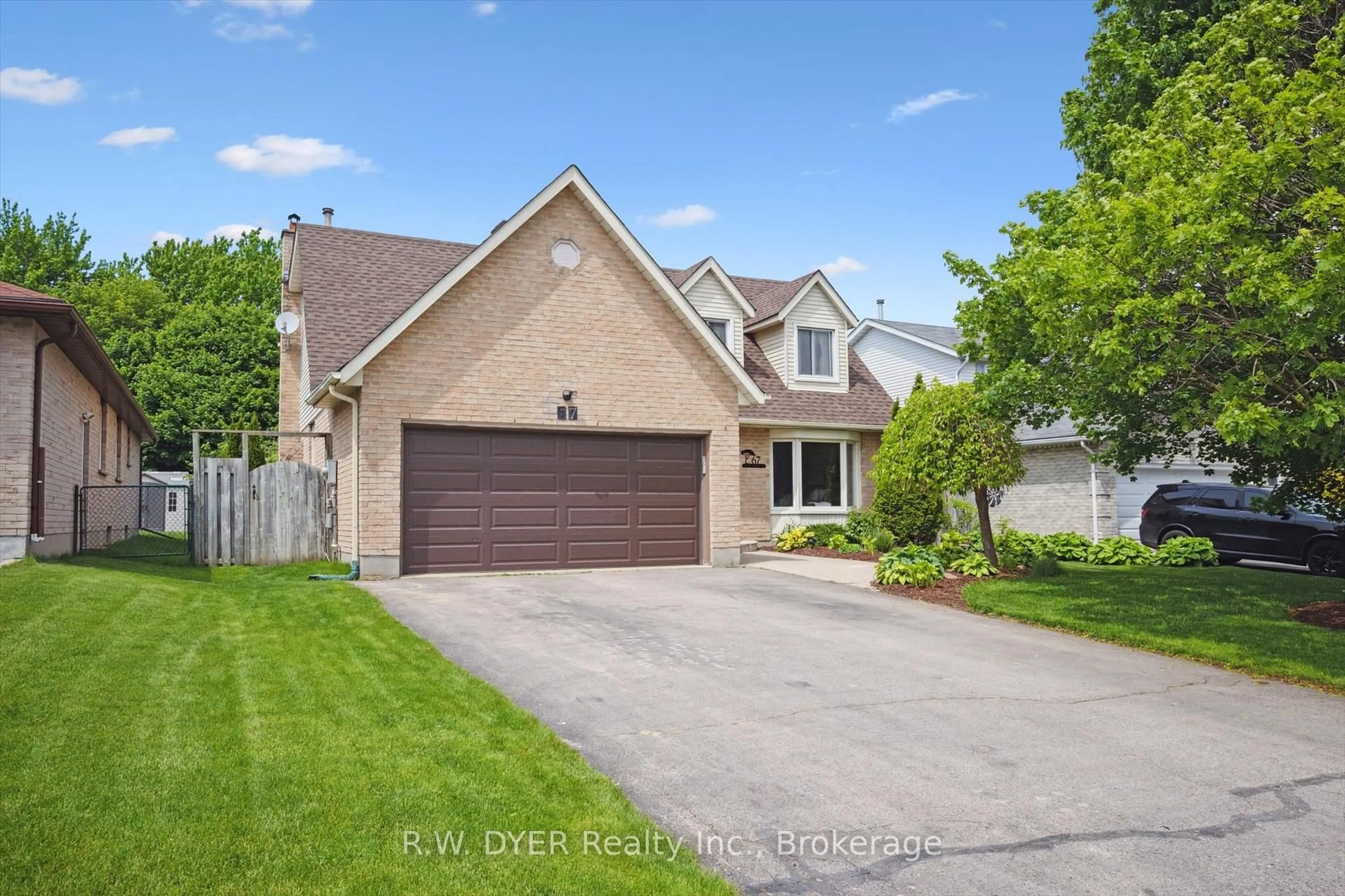Home with brick exterior material, street for 67 Rose Bridge Cres, Cambridge Ontario N3C 3Z2