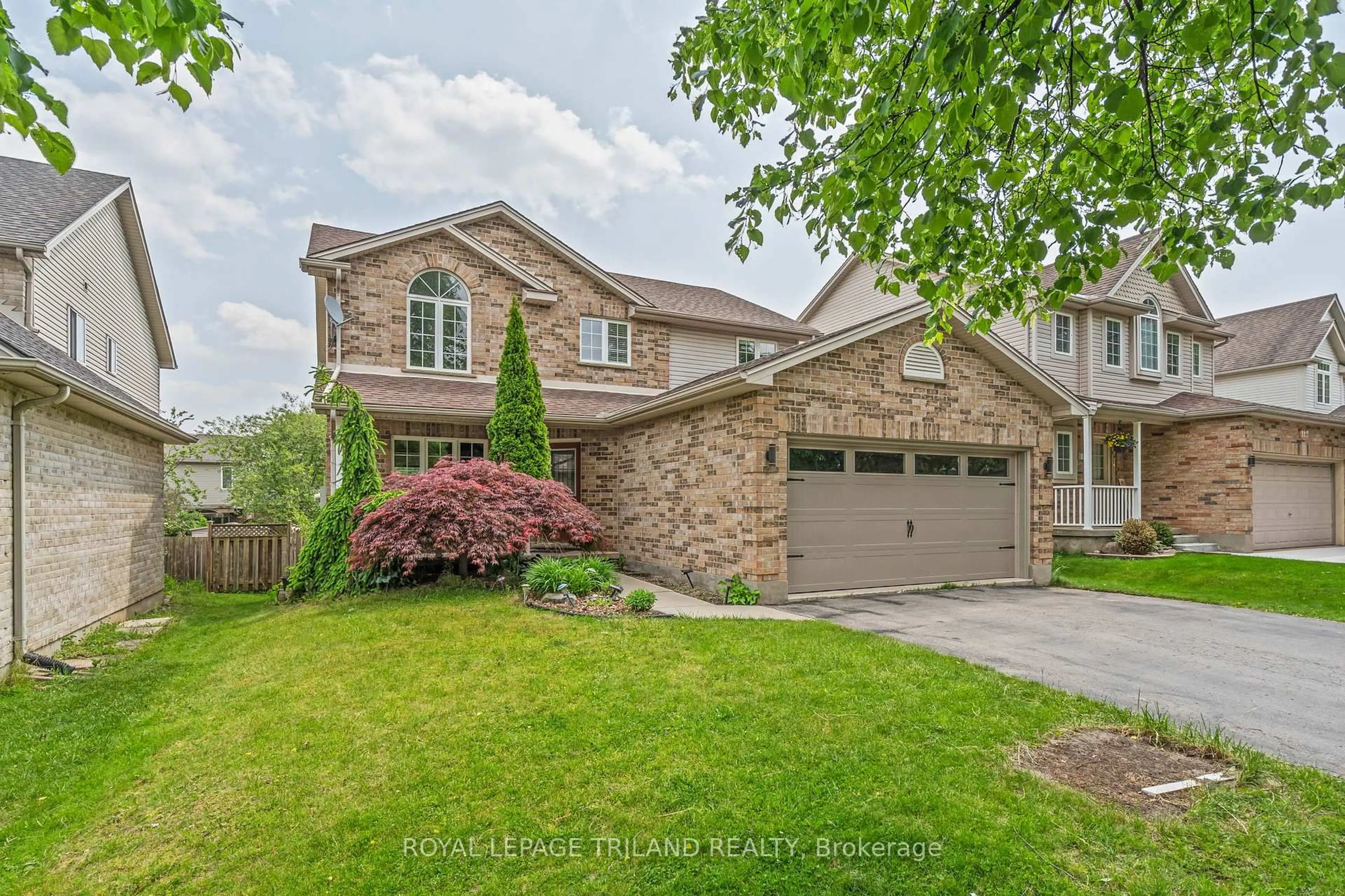 Home with brick exterior material, street for 116 Cedarwood Cres, London North Ontario N6H 5E7