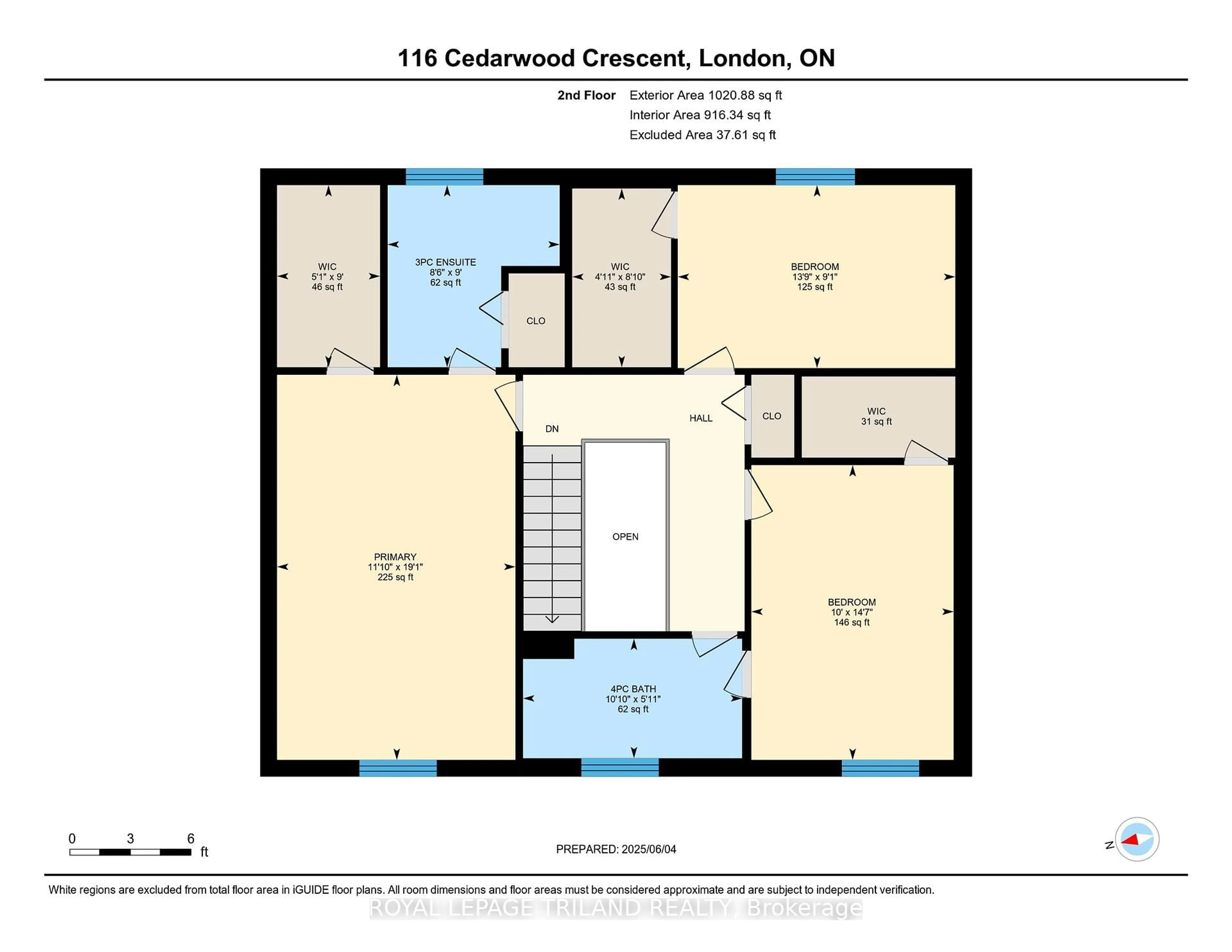 Floor plan for 116 Cedarwood Cres, London North Ontario N6H 5E7