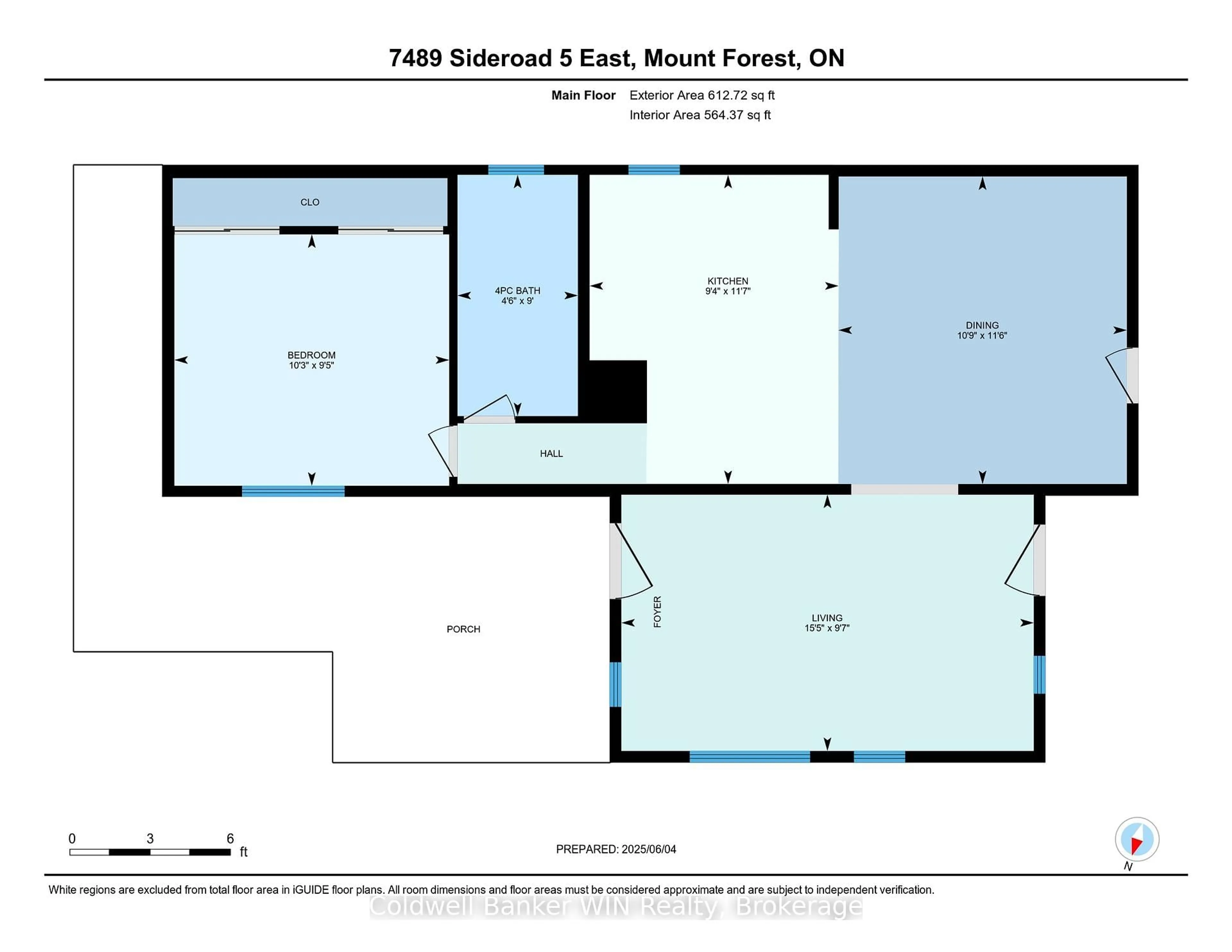Floor plan for 72 LAKESIDE, 7489 Side Road 5 E, Wellington North Ontario N0G 2L0