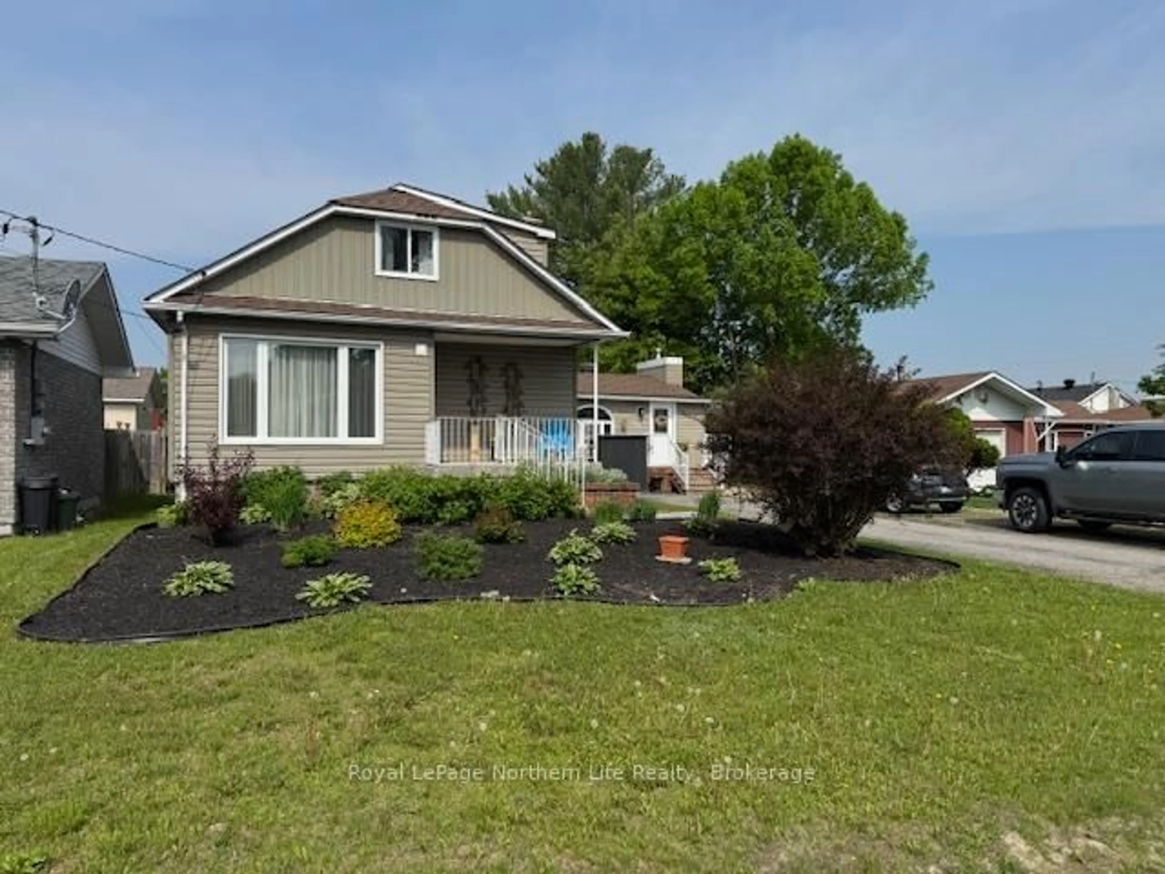 Home with vinyl exterior material, street for 269 Levesque St, West Nipissing Ontario P2B 3A3