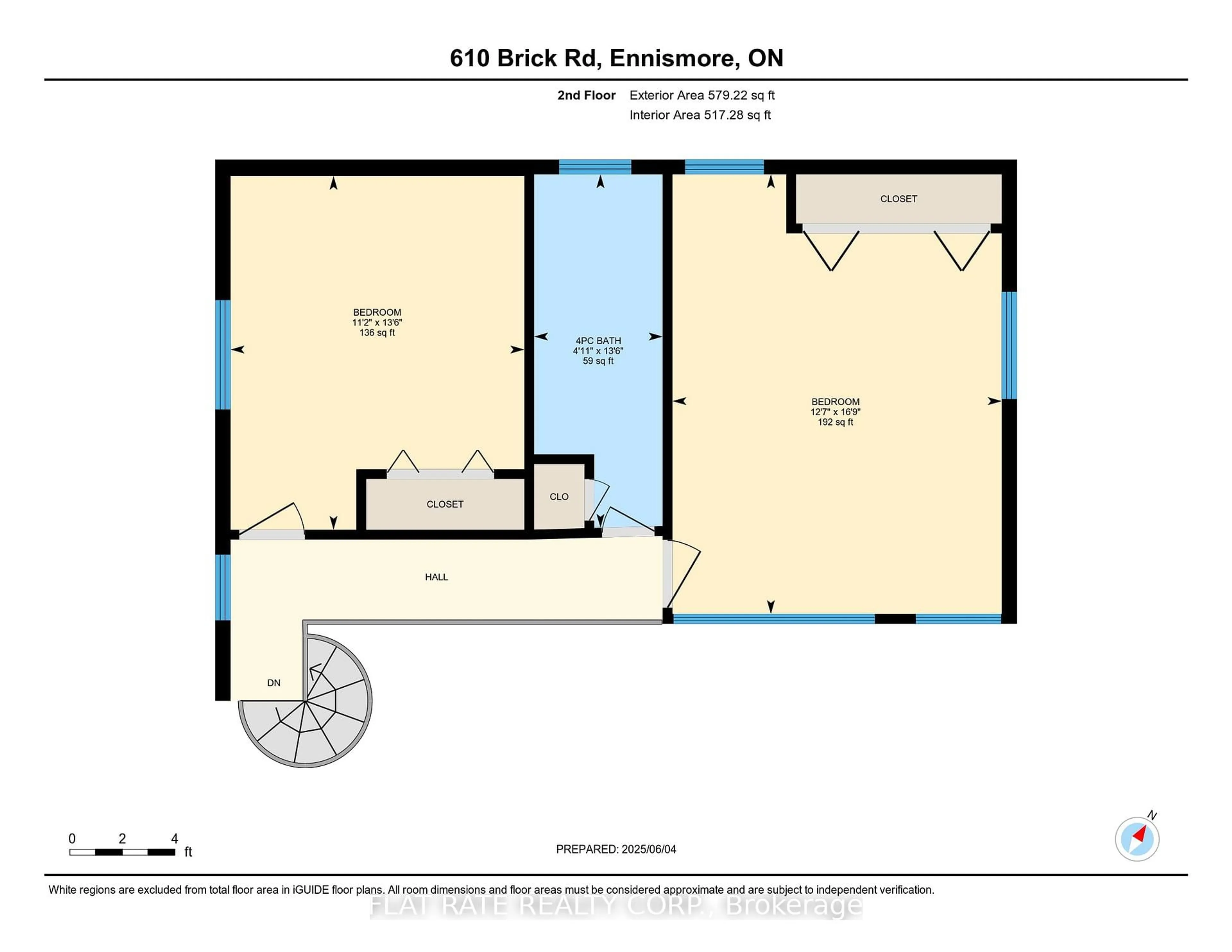 Floor plan for 610 Brick Rd, Selwyn Ontario K0L 1T0