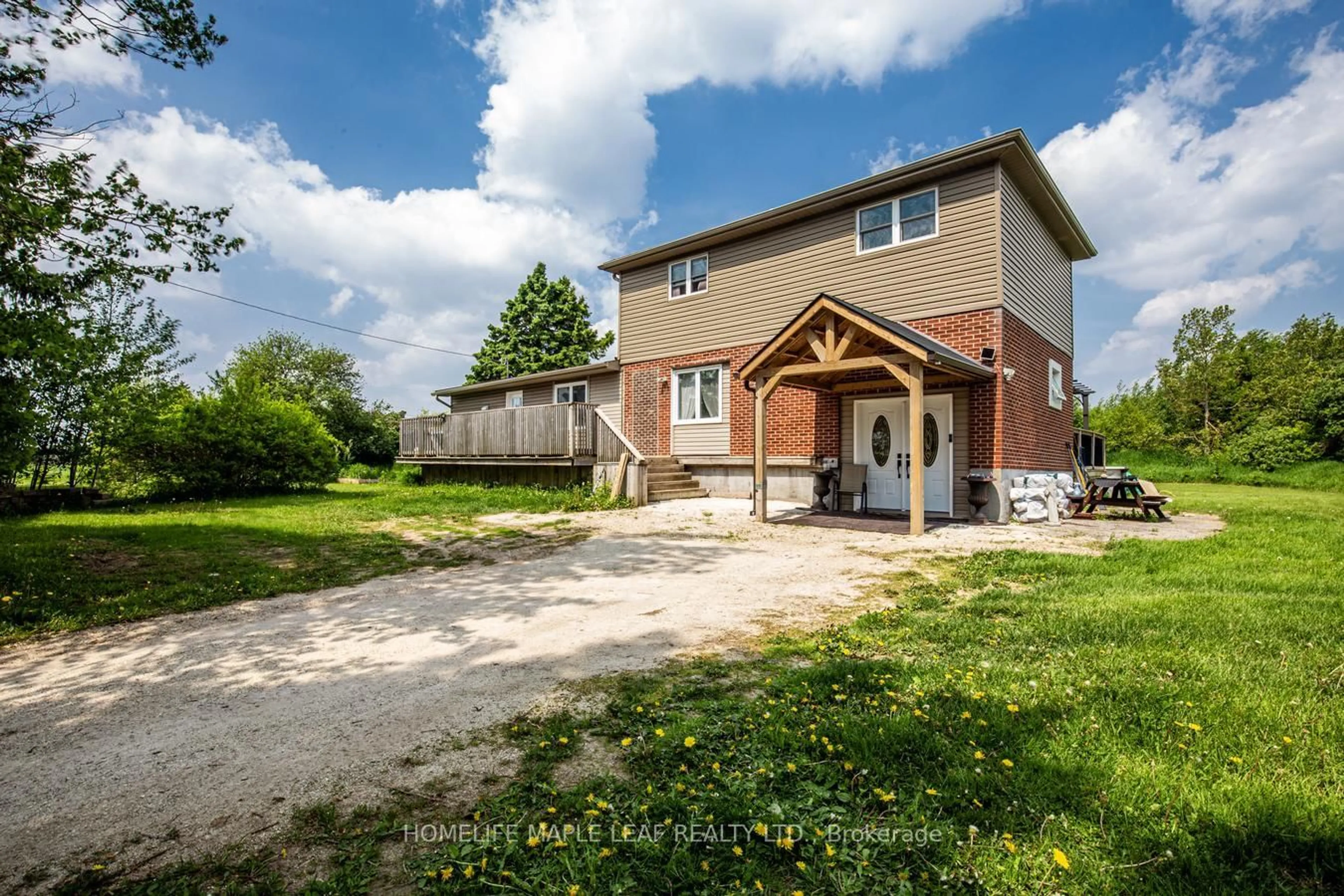 A pic from outside/outdoor area/front of a property/back of a property/a pic from drone, street for 64149 County Road 3, East Garafraxa Ontario L9W 7J4