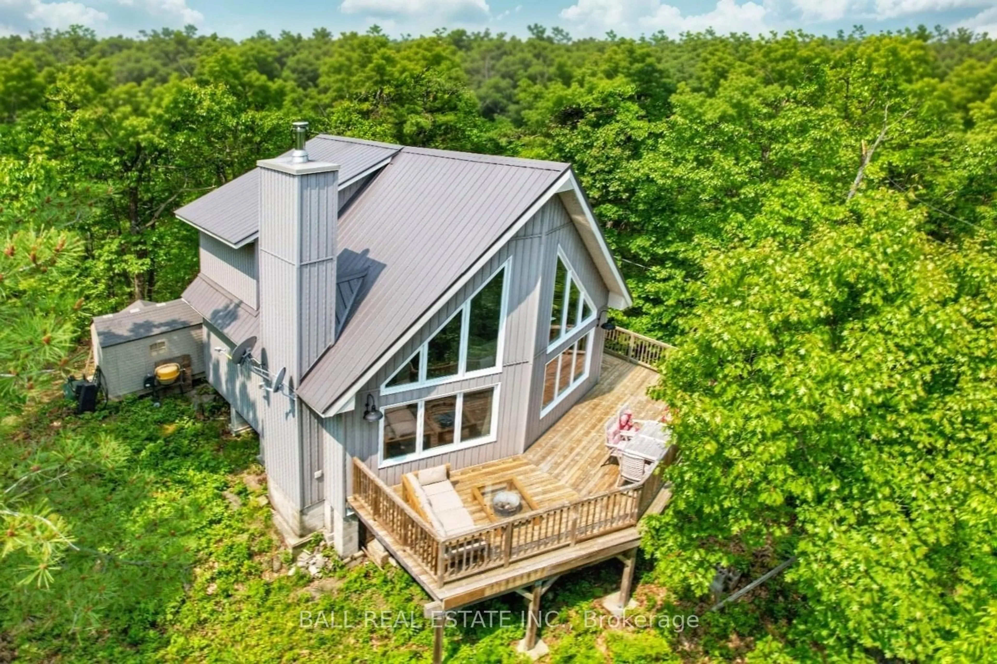 A pic from outside/outdoor area/front of a property/back of a property/a pic from drone, water/lake/river/ocean view for 1 Cordova Lake-Water Access, Havelock-Belmont-Methuen Ontario K0L 1Z0