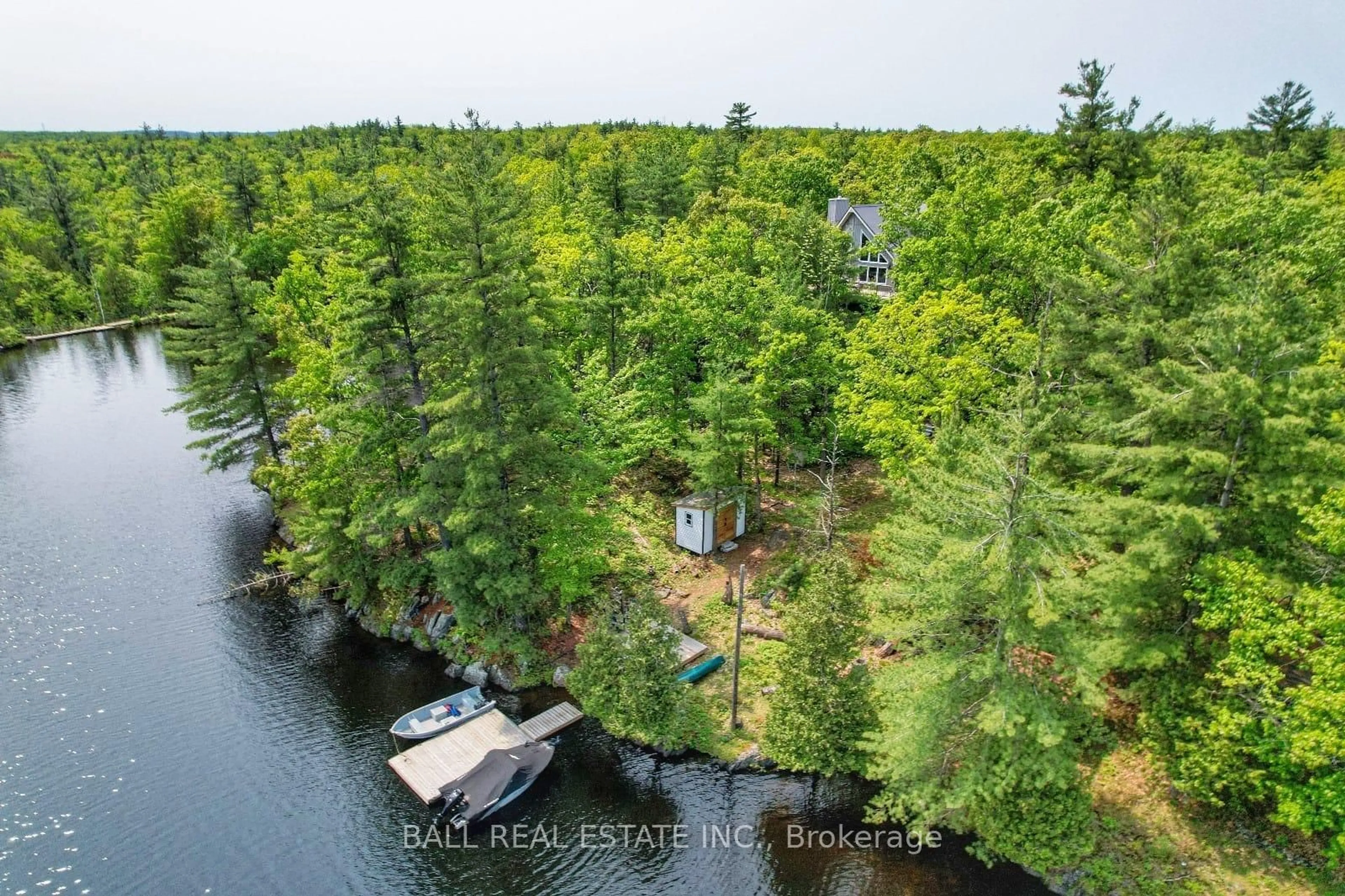 A pic from outside/outdoor area/front of a property/back of a property/a pic from drone, water/lake/river/ocean view for 1 Cordova Lake-Water Access, Havelock-Belmont-Methuen Ontario K0L 1Z0