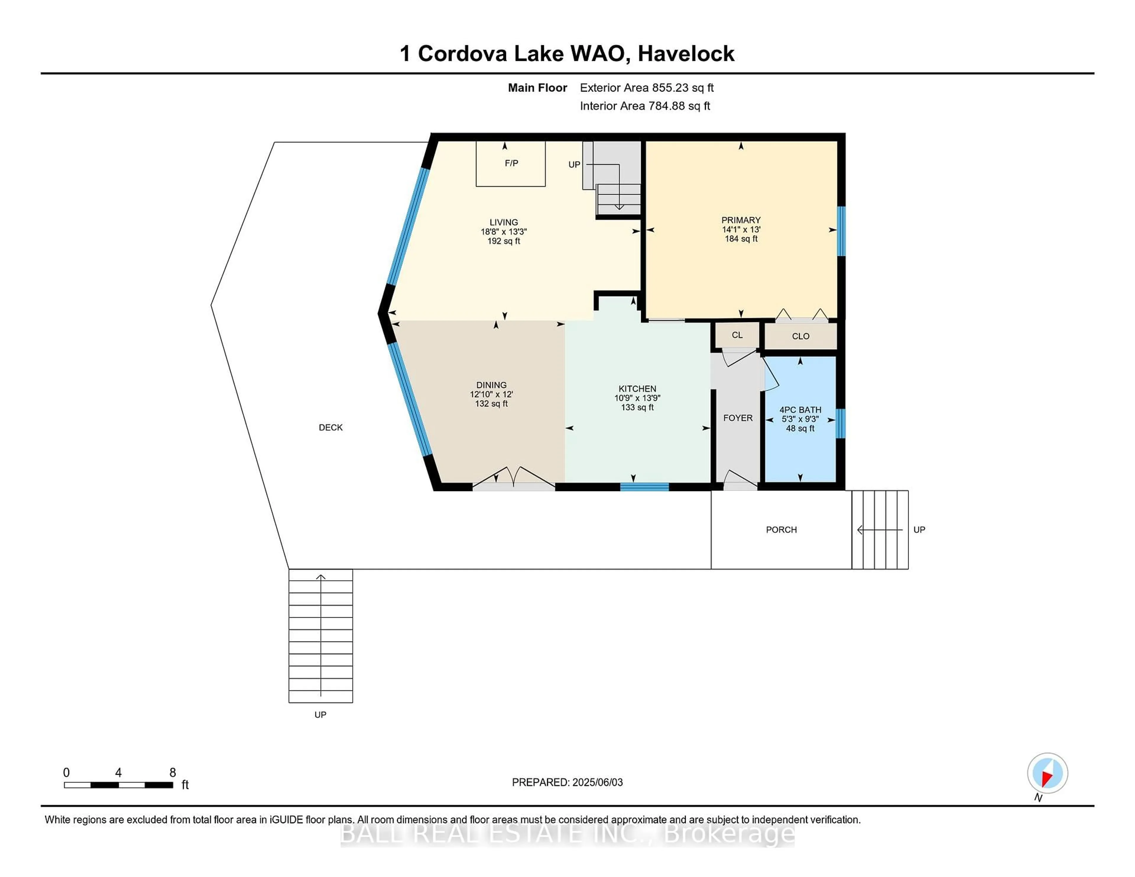 Floor plan for 1 Cordova Lake-Water Access, Havelock-Belmont-Methuen Ontario K0L 1Z0