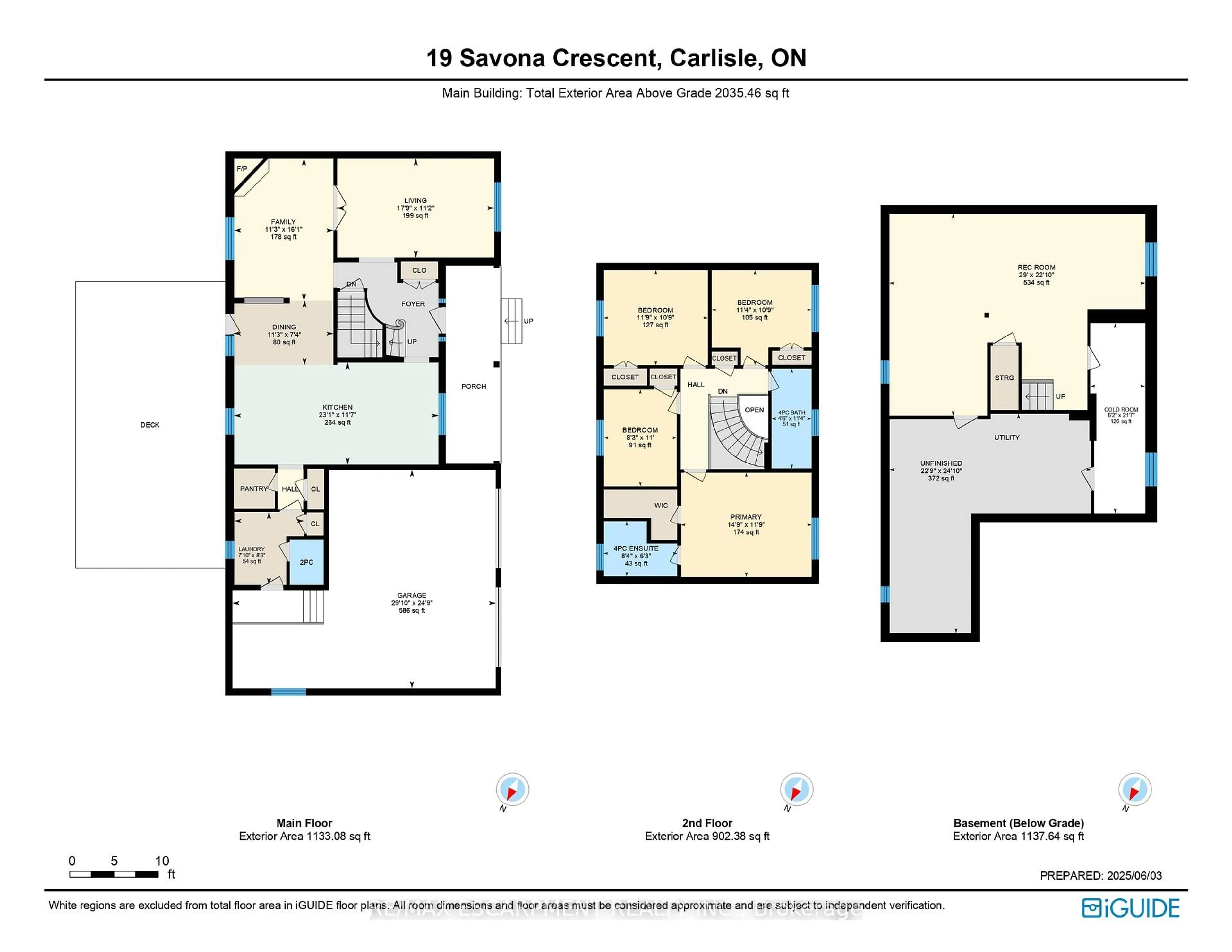 Floor plan for 19 Savona Cres, Hamilton Ontario L8N 2Z7
