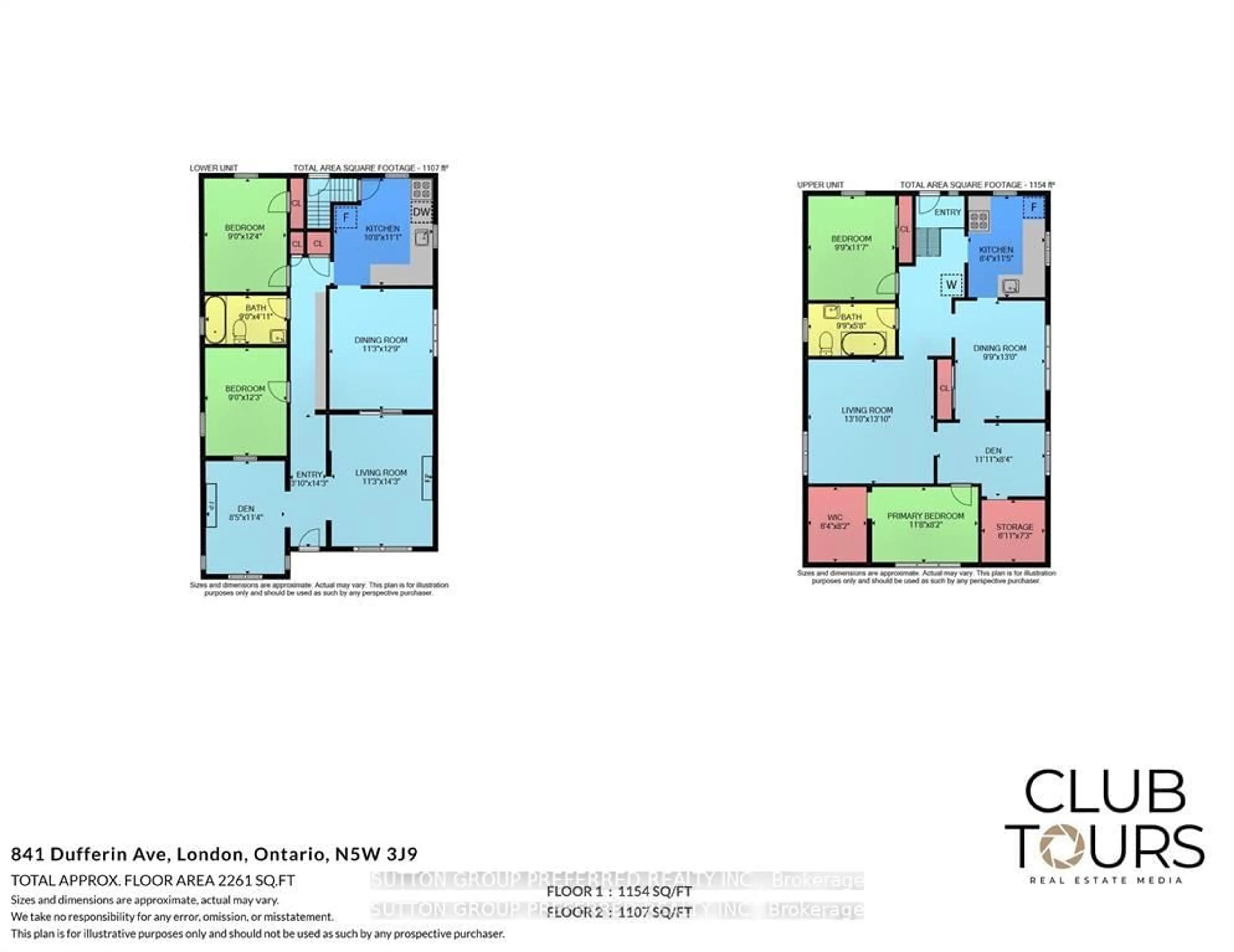 Floor plan for 841 Dufferin Ave, London East Ontario N5W 3J9