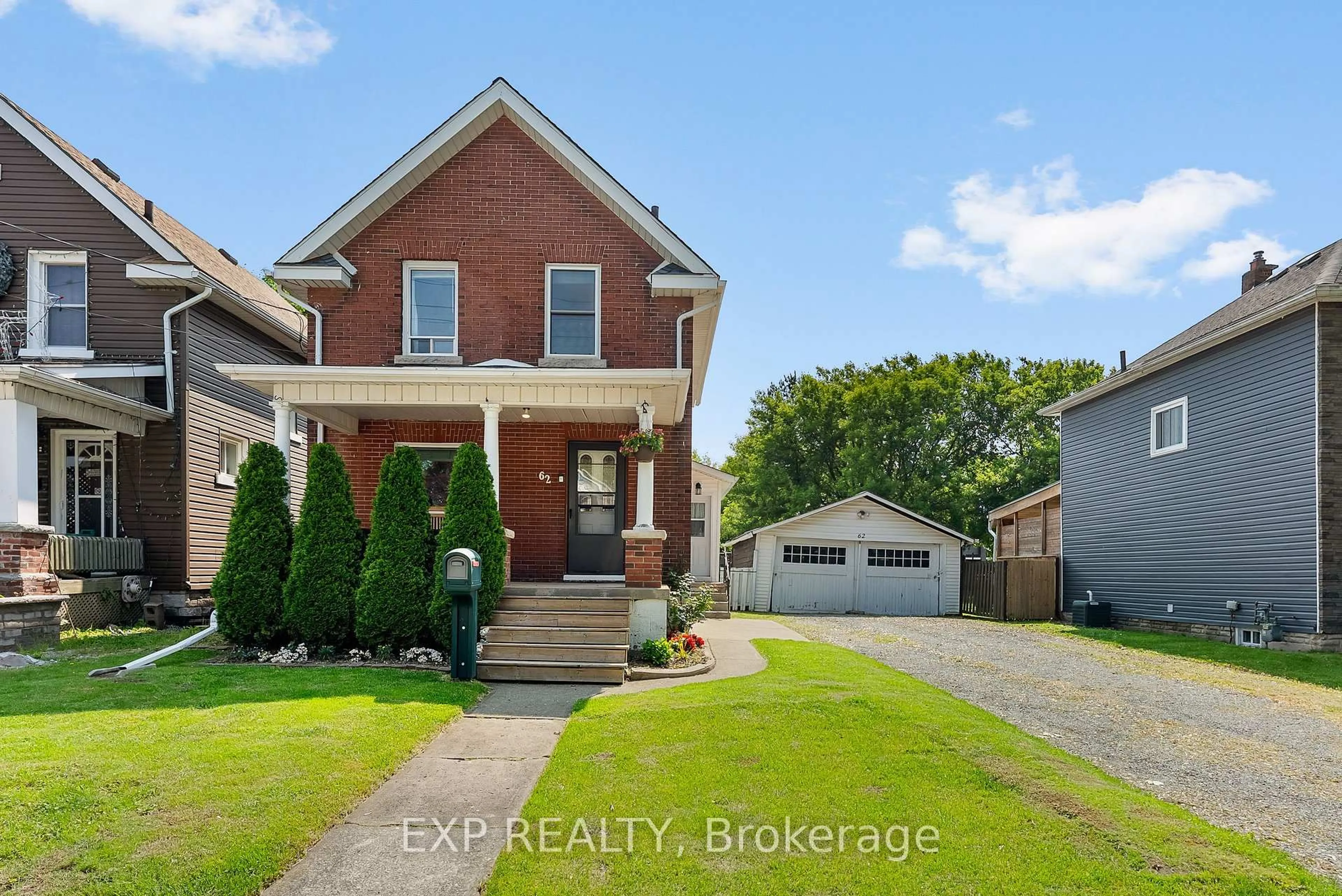 Home with brick exterior material, street for 62 Garner Ave, Welland Ontario L3B 2X9
