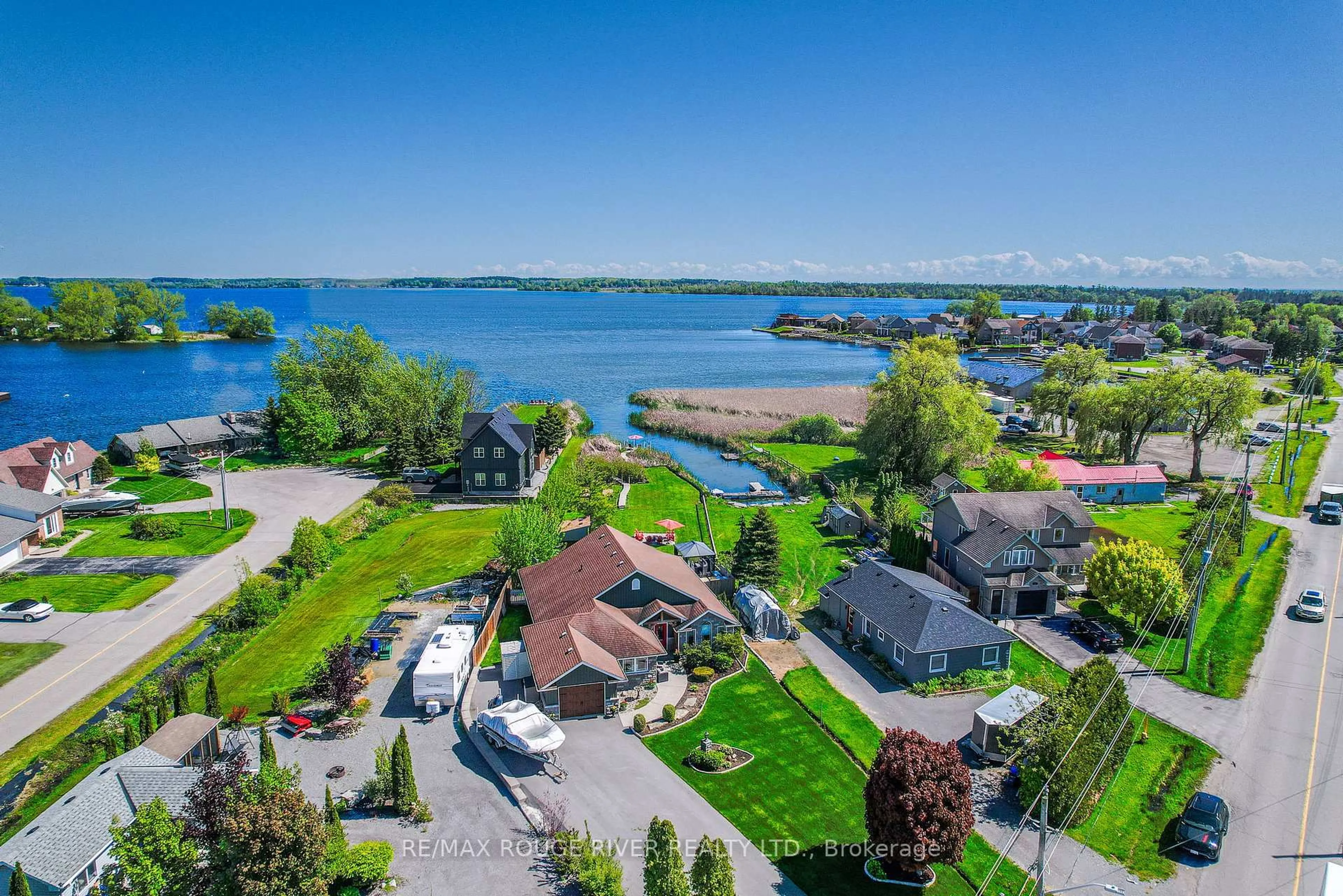 A pic from outside/outdoor area/front of a property/back of a property/a pic from drone, water/lake/river/ocean view for 57 Harbour St, Brighton Ontario K0K 1H0