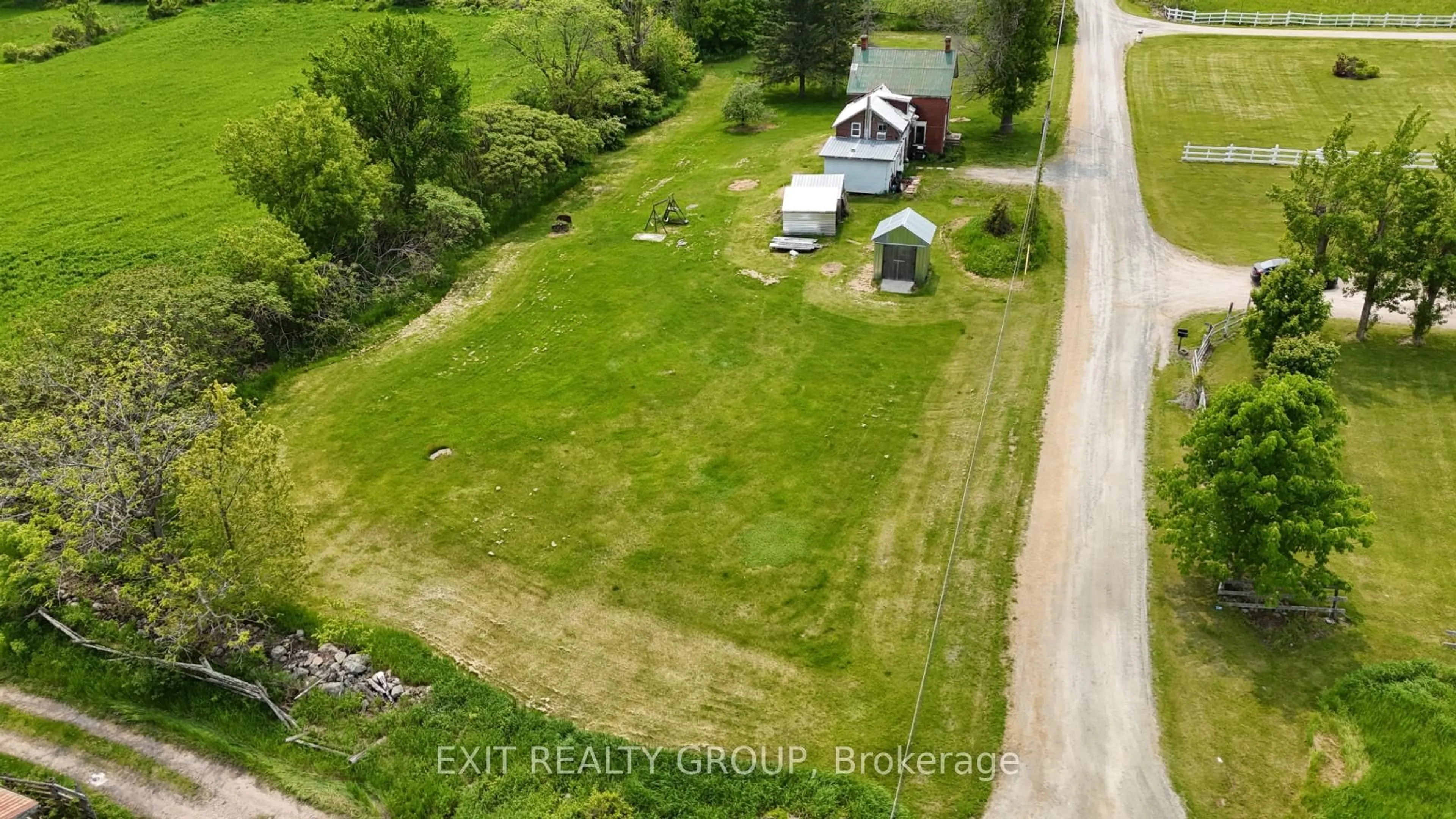 A pic from outside/outdoor area/front of a property/back of a property/a pic from drone, water/lake/river/ocean view for 326 Lynch Rd, Tweed Ontario K0K 3J0